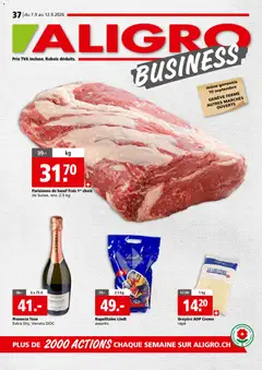 Aligro aktionen Business Chavannes, Matran, Genève, Sion ab 07.09.2026 gültig