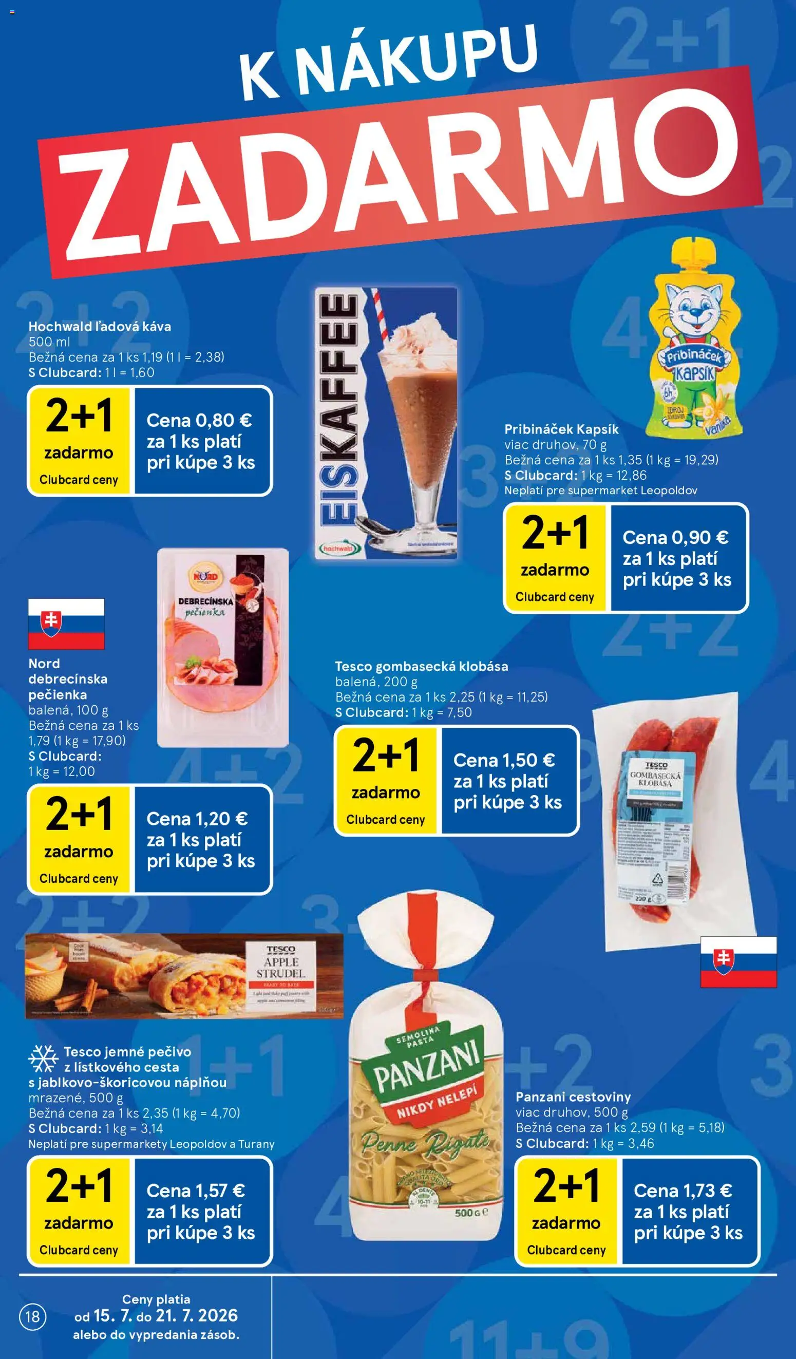 Nové Tesco akcie – leták je platný od 15.07.2026 | Strana: 18