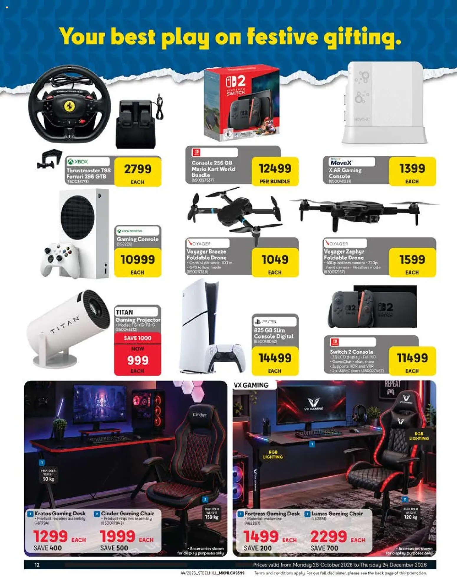New Makro catalogue – valid from 26/10/2026 | Page: 12 | Products: Camera, Desk, Xbox, Switch