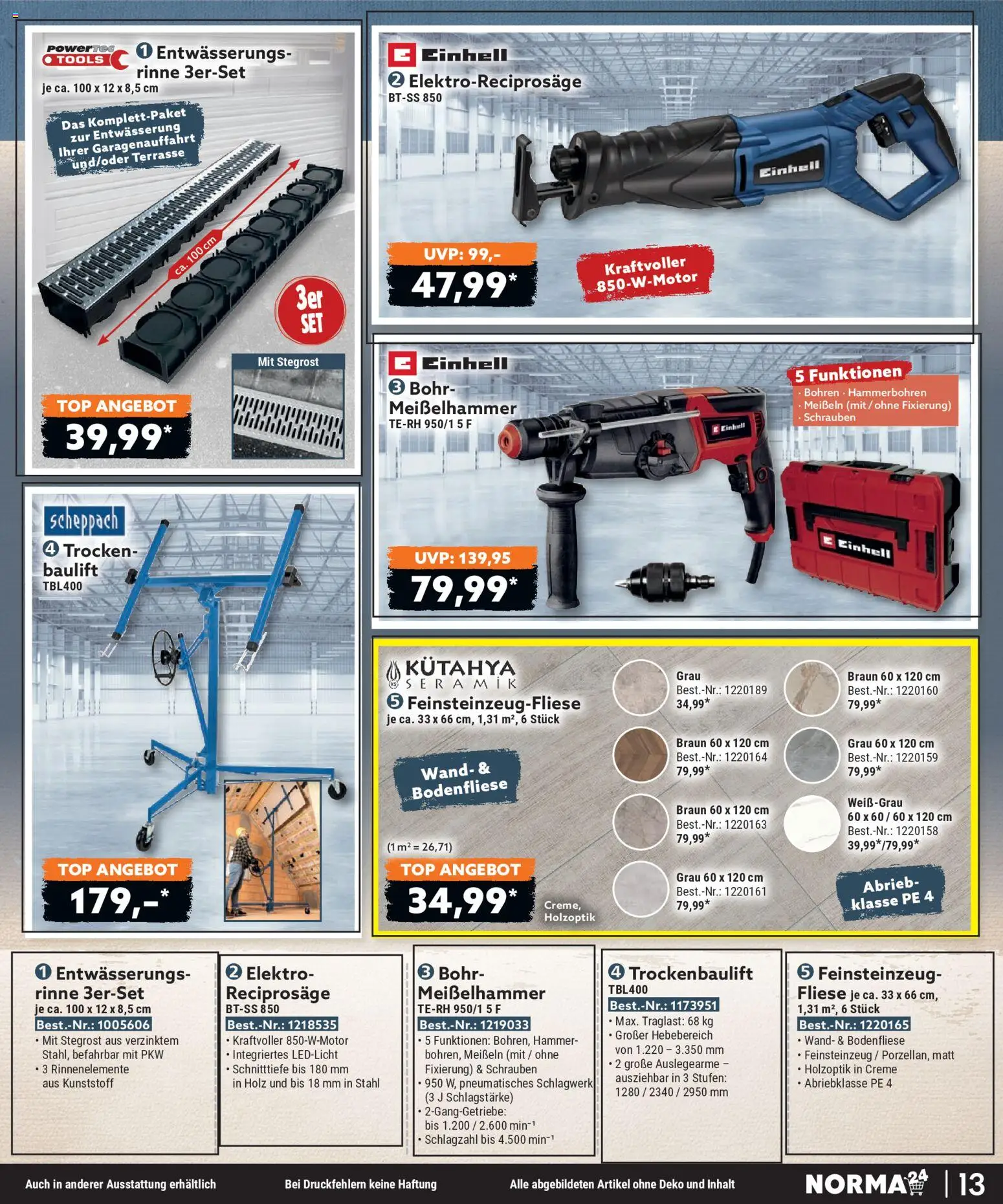 Norma Bestellmagazin Juli 2026 – gültig ab 01.07.2026 | Seite: 13 | Produkte: Top, Creme
