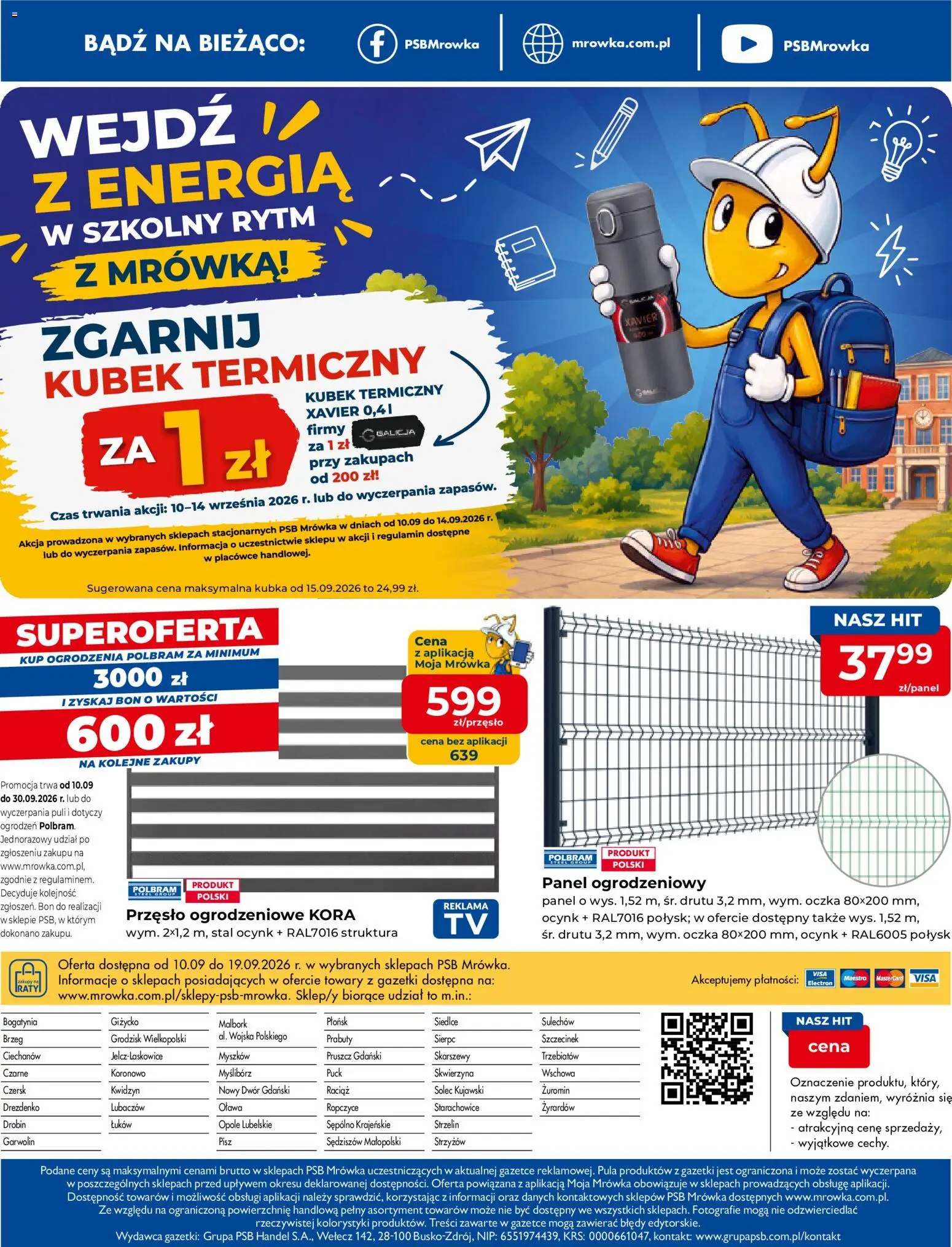 Mrówka gazetka - Malbork od 10.09.2026 | Strona: 12 | Produkty: Kubek termiczny