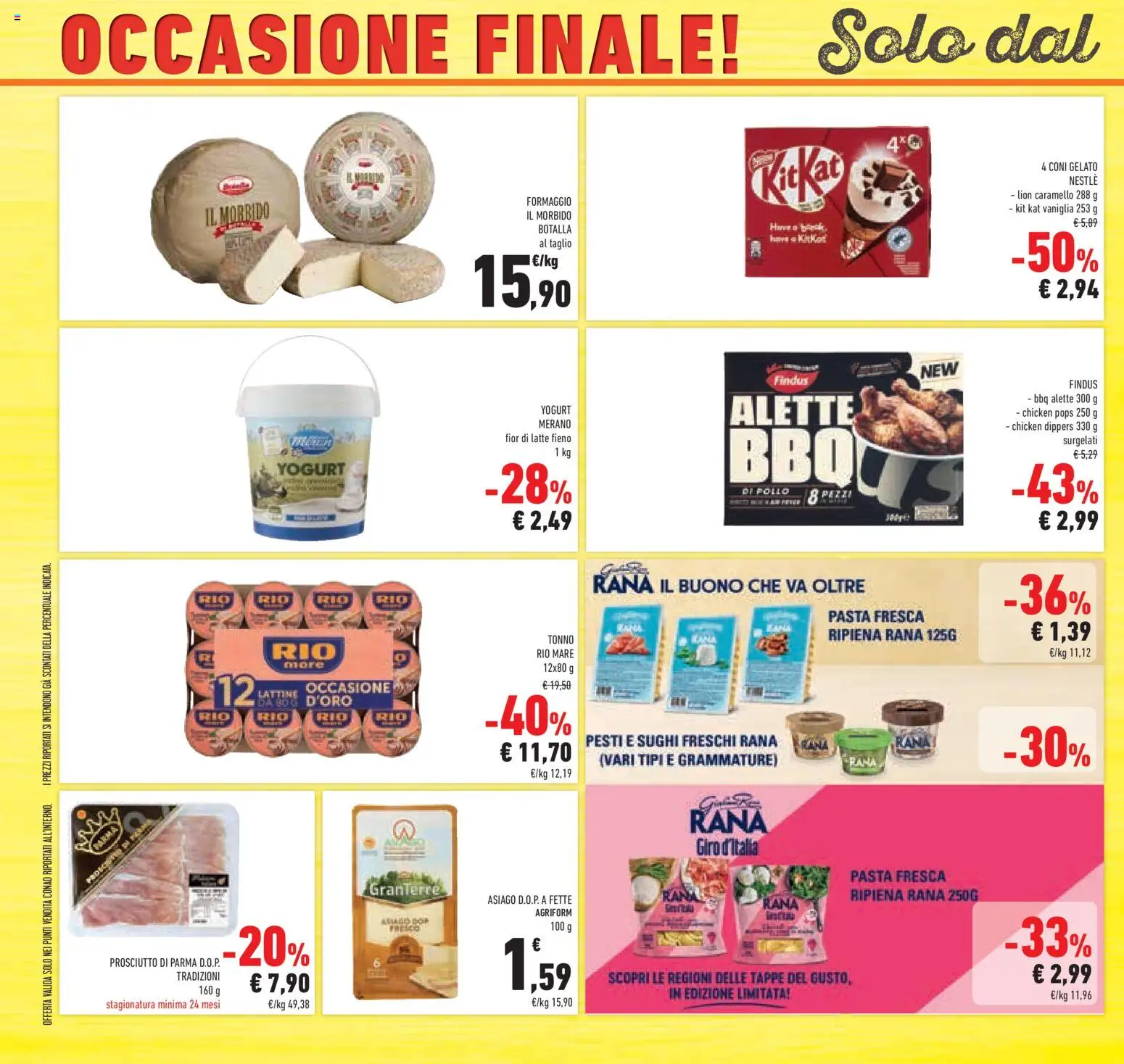 Volantino Conad del 06.05.2026 | Pagina: 46 | Prodotti: Yogurt, Gelato, Latte, Pasta