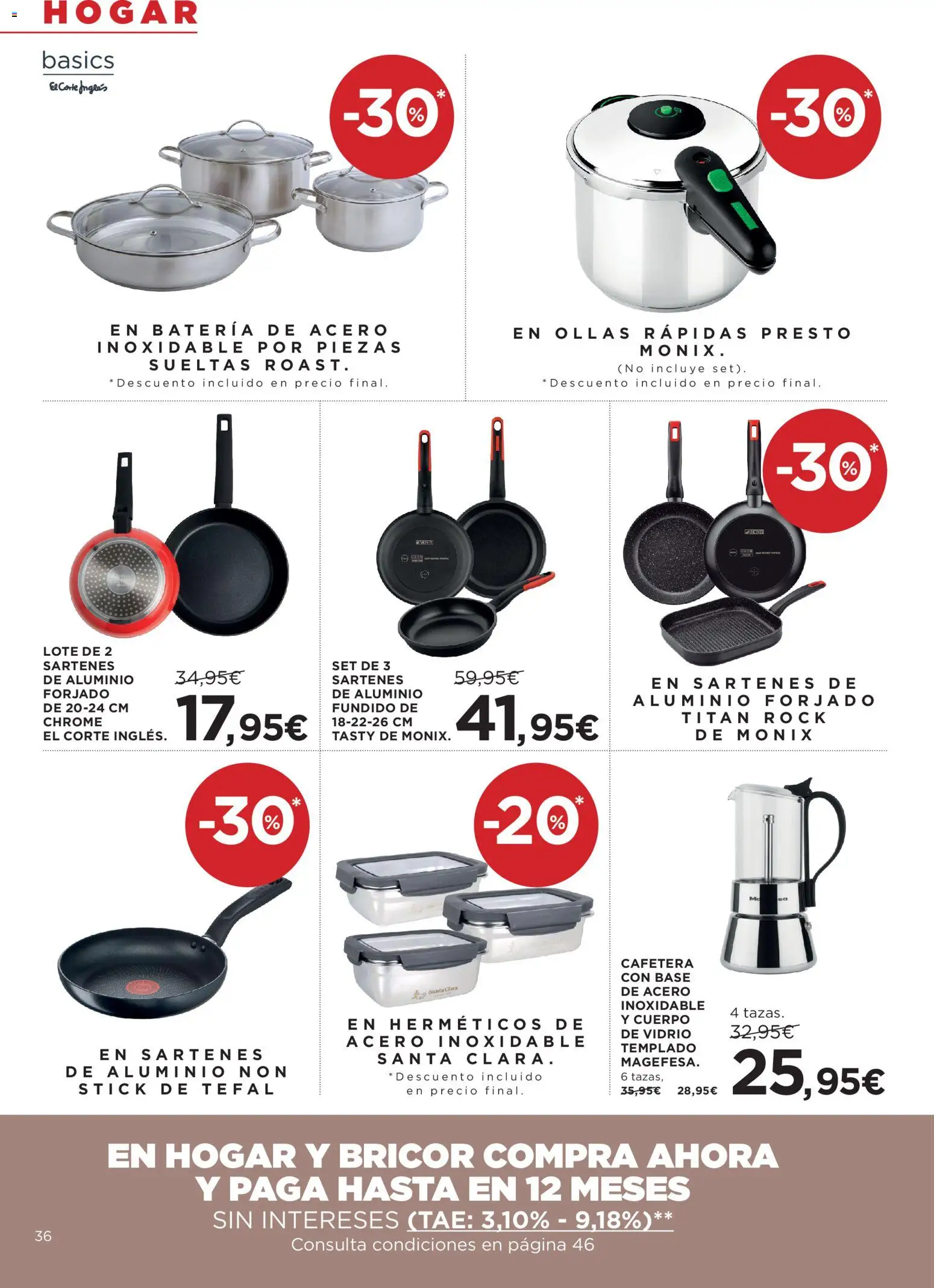 Hipercor catálogo │ válido desde el 21.05.2026 | Página: 36 | Productos: Cafetera, Batería