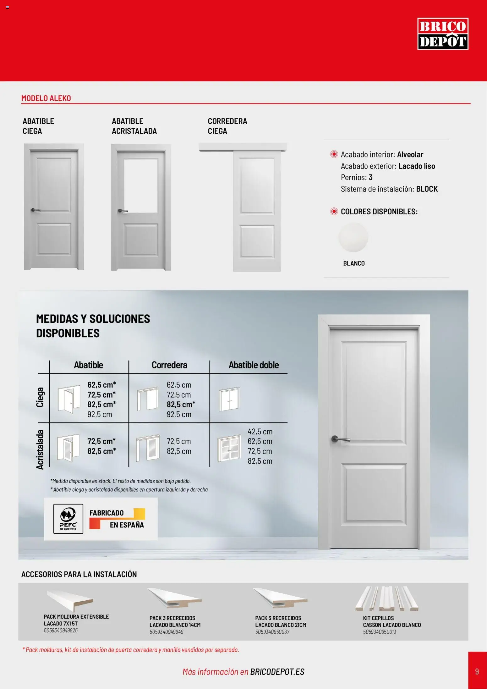 Brico Depôt Puertas y Ventanas │ válido desde el 07/10/2026 | Página: 9