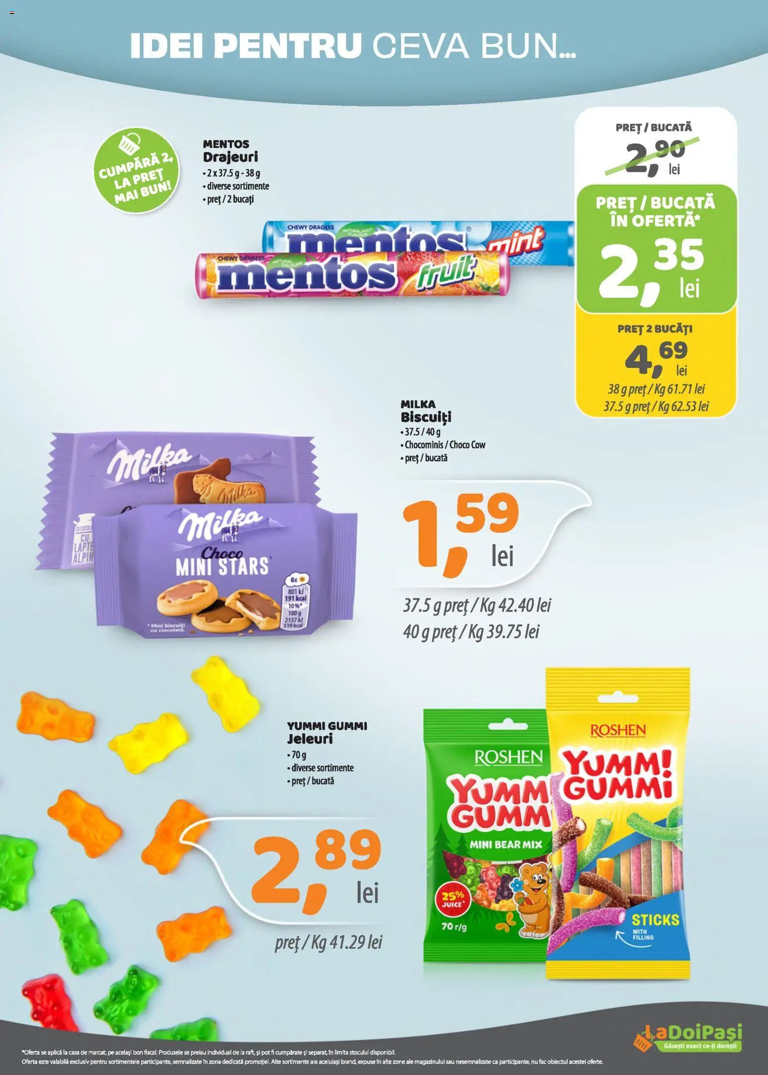 Noul catalog LaDoiPași – valabil de la 16.09.2026 | Pagină: 5 | Produse: Aplică, Lapte, Biscuiți, Jeleuri