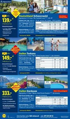 Lidl aktionen Reise-Highlights ab 01.07.2026 gültig | Seite: 4 | Produkte: Bad, Uhr, HP