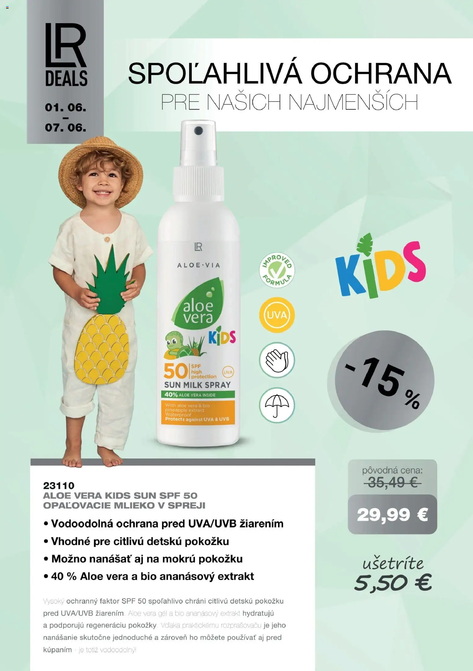 Nové LR akcie – leták je platný od 01.06.2026 | Strana: 18 | Produkty: Mlieko