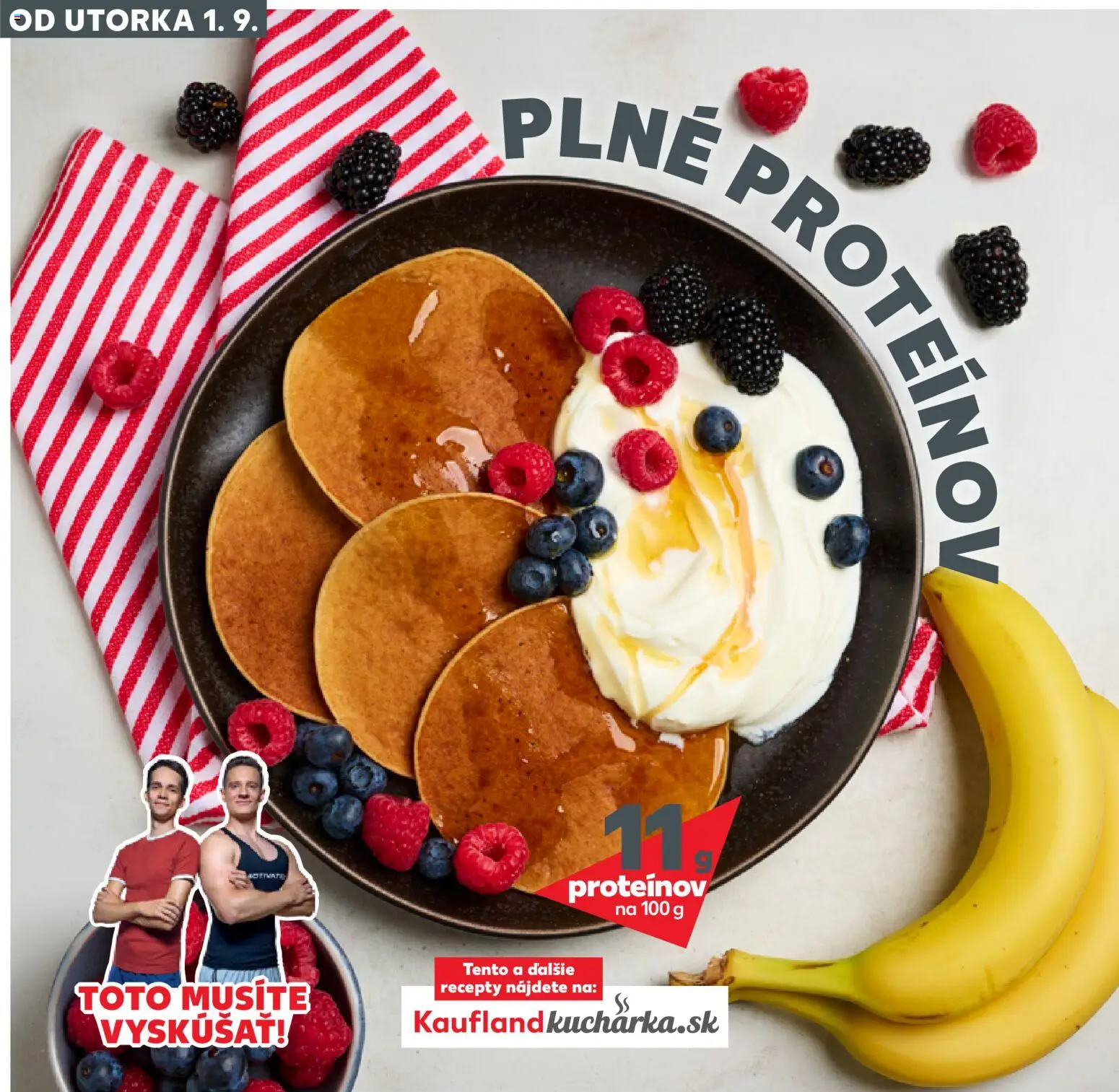 Kaufland SK akciós ujság - amely érvényes a következő dátumtól: 2026.09.01. | Oldal: 12 | Termékek: Tento, Protein