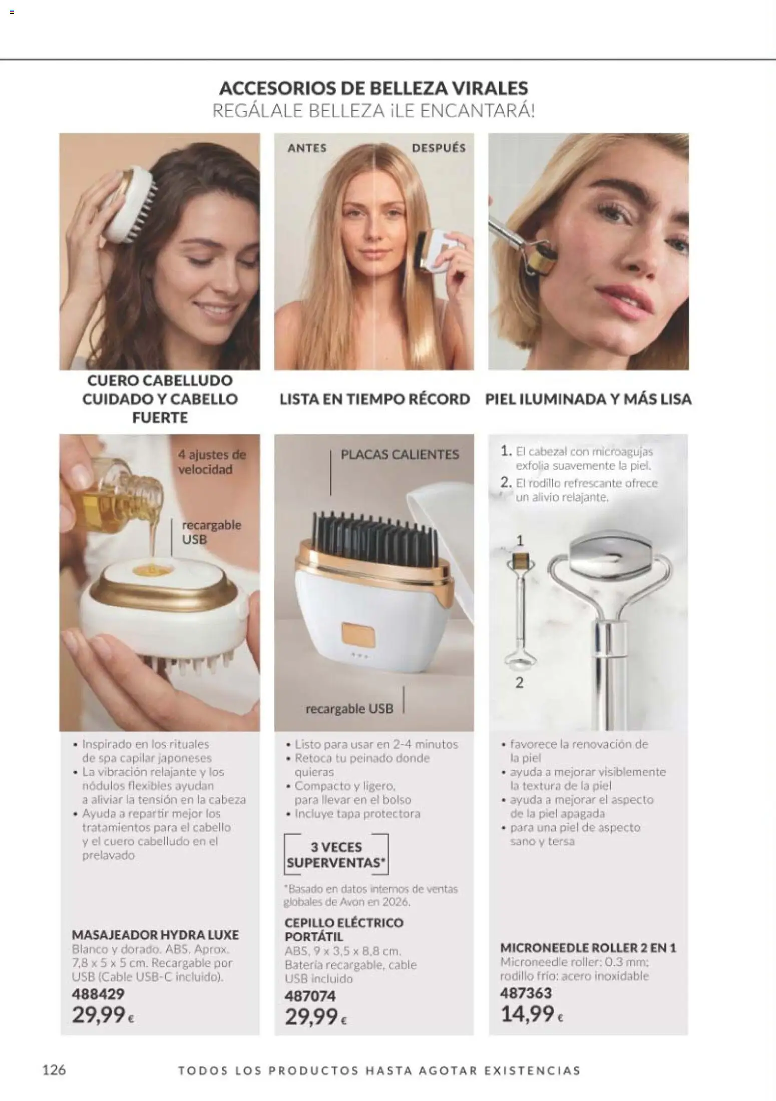 Catálogo AVON Black Friday │ válido desde el 01/11/2026 | Página: 126 | Productos: Cepillo, Portátil, Cable, USB