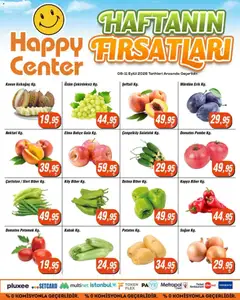 08 Eylül 2026 tarihinden itibaren geçerli olan Happy Center kataloğu önizlemesi