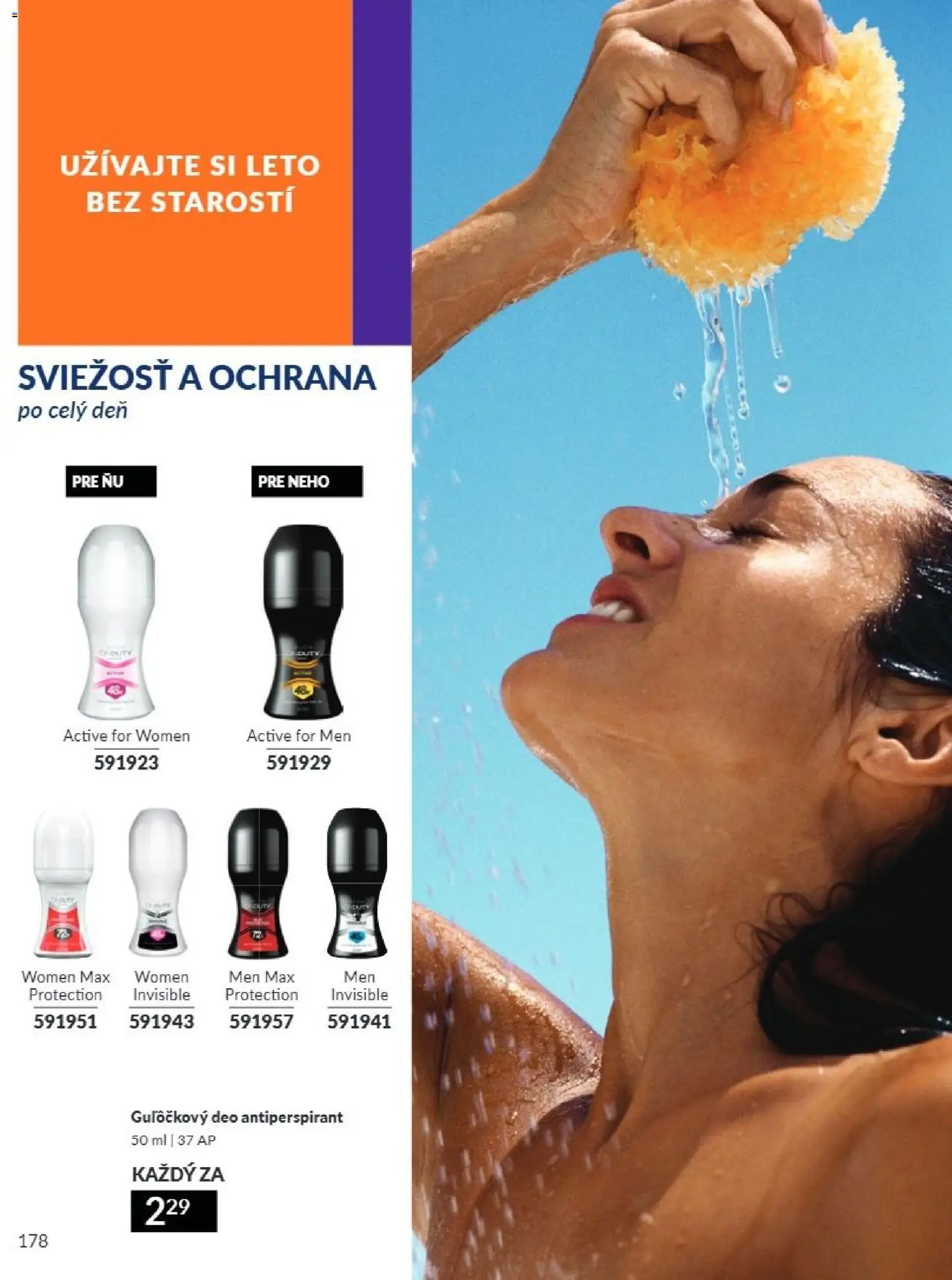 Nové Avon akcie – leták je platný od 01.07.2026 | Strana: 177 | Produkty: Antiperspirant
