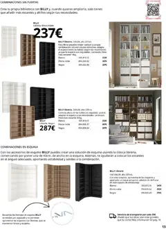 Vista previa IKEA - Billy válido desde el 01/09/2026 | Página: 13 | Productos: Libros, Té, Peso, Puertas