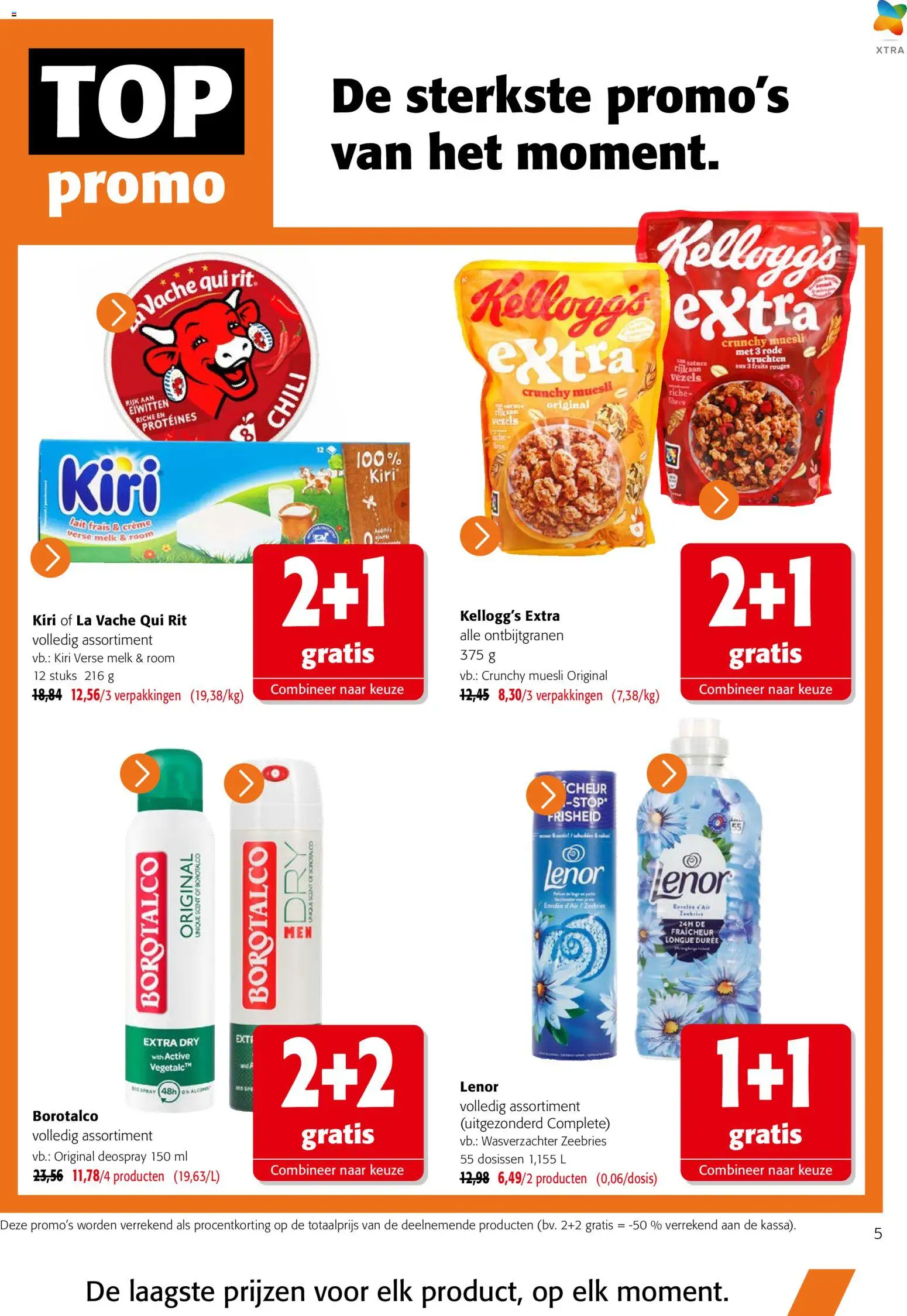 {H1} | Pagina: 5 | Producten: Room, Muesli, Crème, Melk