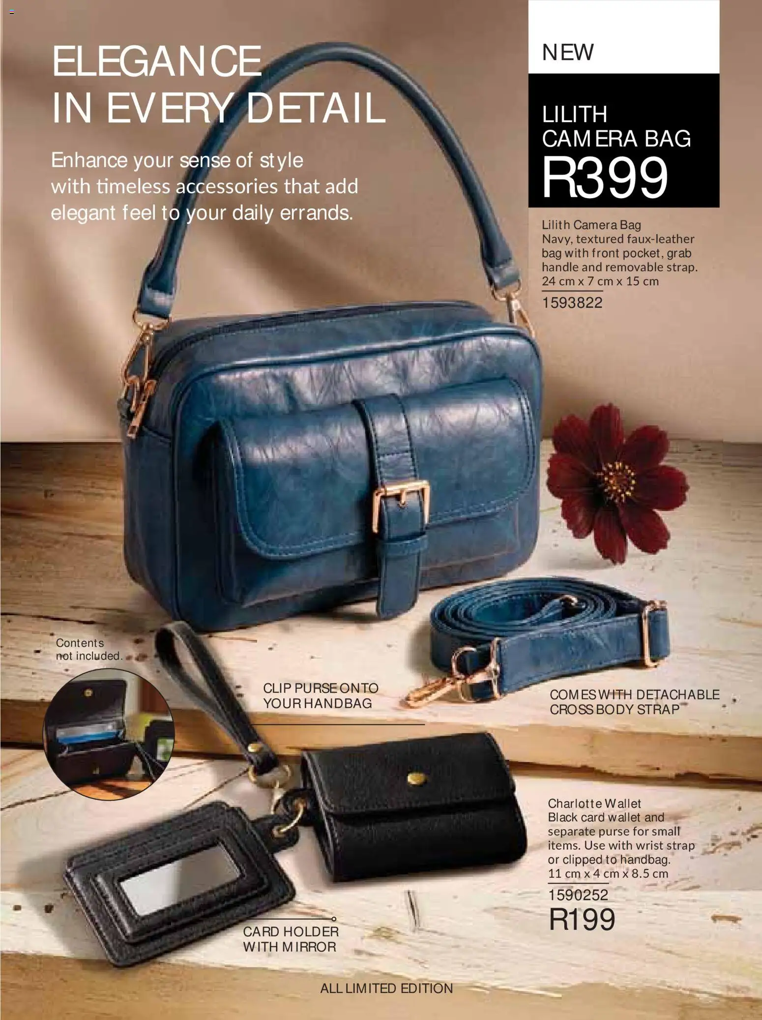 New Avon catalogue – valid from 01/10/2026 | Page: 121 | Products: Camera, Purse, Bag, Mirror
