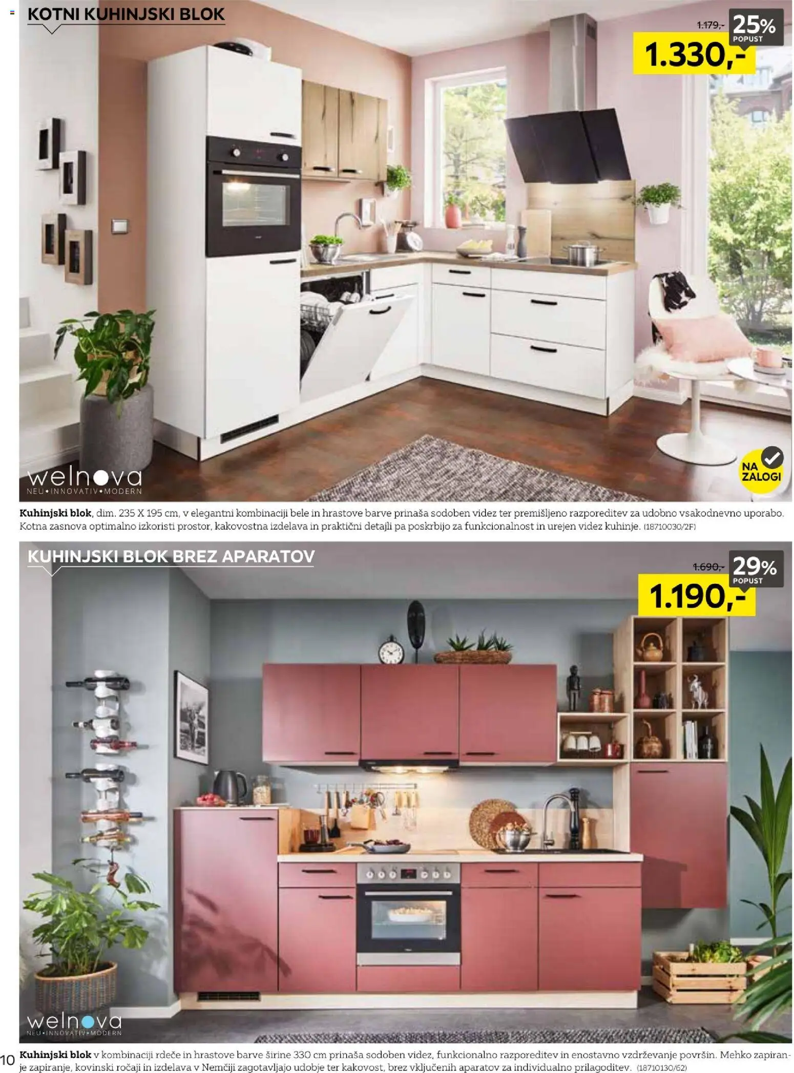 Novi XXXL Lesnina katalog ponudbe – veljaven od 18.08.2026 | Stran: 10 | Izdelki: Blok