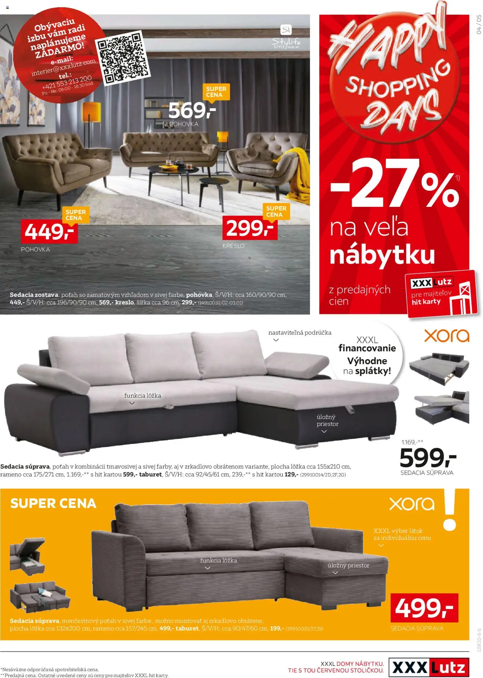 Nové XXXLutz akcie – leták je platný od 26.10.2026 | Strana: 6 | Produkty: Sedacia súprava, Pohovka, Kreslo