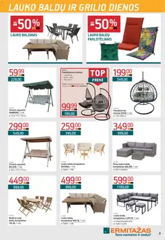 ERMITAŽAS leidinys galioja nuo 04.05.2026 | Puslapis: 3 | Prekių: Pufas, Sofa, Stalas