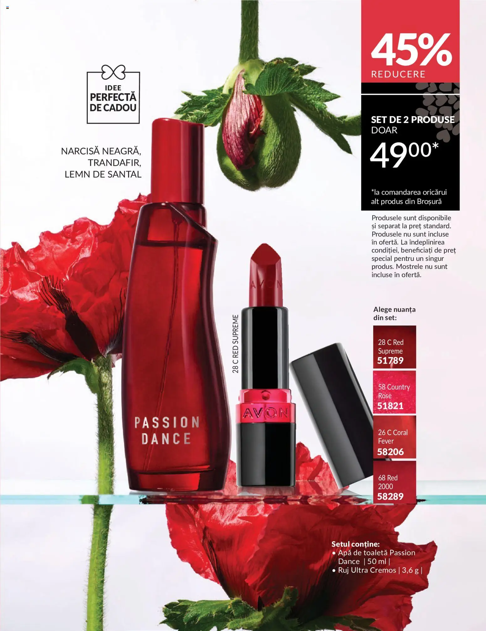 Noul catalog Avon – valabil de la 11.05.2026 | Pagină: 3 | Produse: Toaletă, Apă de toaletă, Ruj, Apă