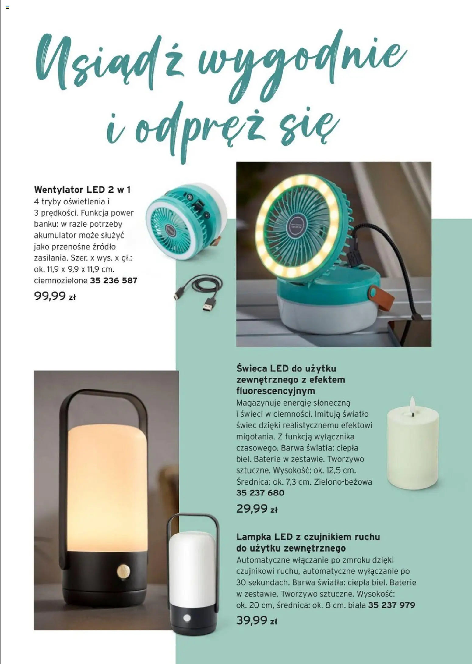 Tchibo promocje od 14.07.2026 | Strona: 14 | Produkty: Świeca, Wentylator, Baterie, Lampka led z czujnikiem ruchu