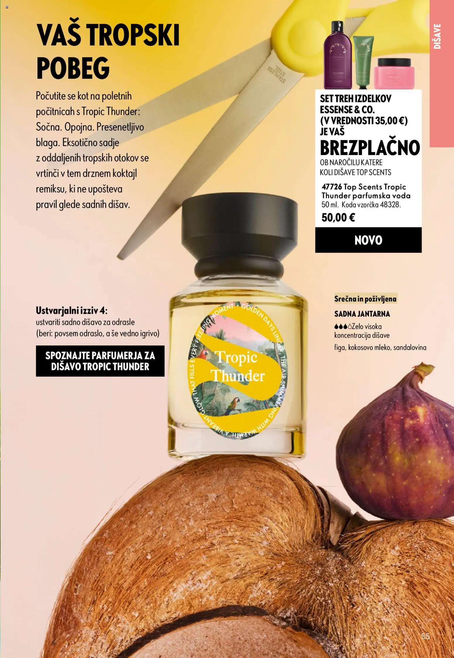 Novi Oriflame katalog ponudbe – veljaven od 26.08.2026 | Stran: 55 | Izdelki: Eksotično sadje, Voda, Sadje, Parfumska voda