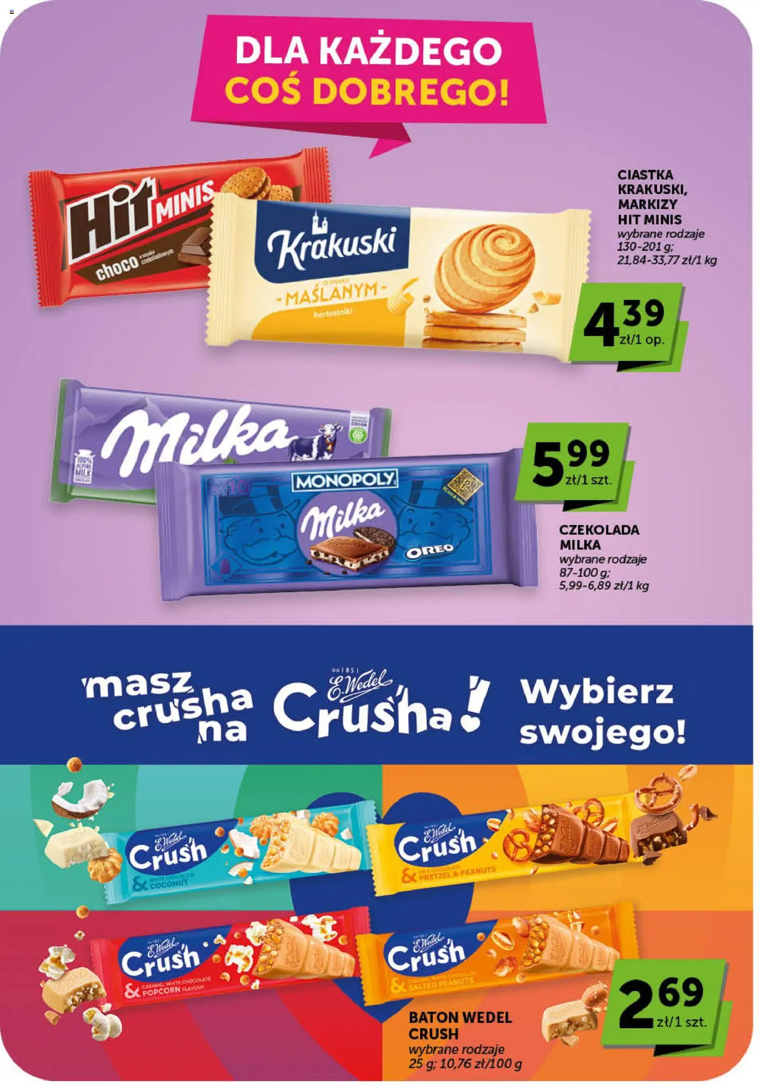 Euro Sklep gazetka od 07.05.2026 | Strona: 26 | Produkty: Milka, Baton, Popcorn, Ciastka