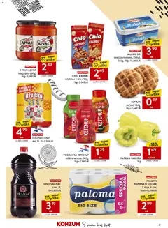 Konzum HR akciós újság - amely érvényes a következő dátumtól: 2026.07.15. | Oldal: 7 | Termékek: Ajvár, Ketchup, Jalapeno