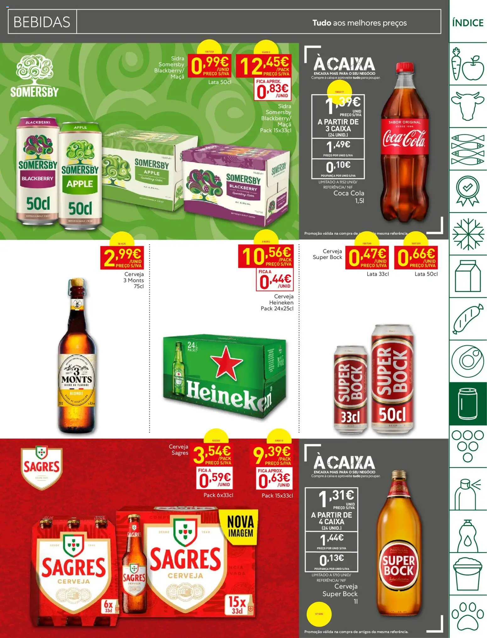 Recheio folheto │ válido de 11/08/2026 | Página: 25 | Produtos: Super bock, Bebidas, Caixa, Maça