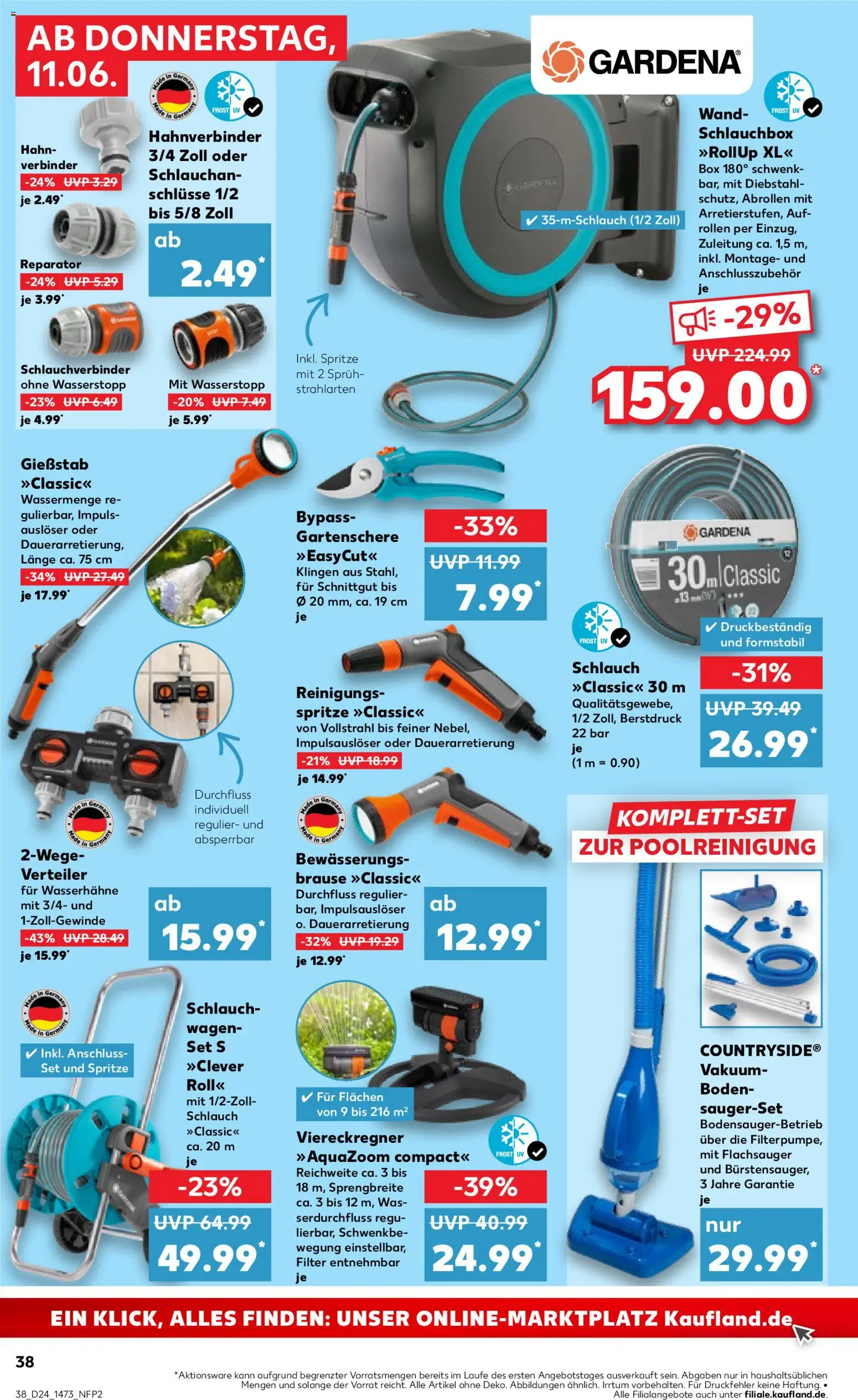 Kaufland Prospekt Berlin – gültig ab 11.06.2026 | Seite: 38 | Produkte: Verbinder, Box, Hose