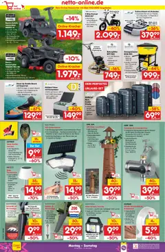 Netto Marken-Discount Prospekt 	 ab 18.05.2026 gültig | Seite: 14 | Produkte: USB, Rasenmäher, SUP, Wasser