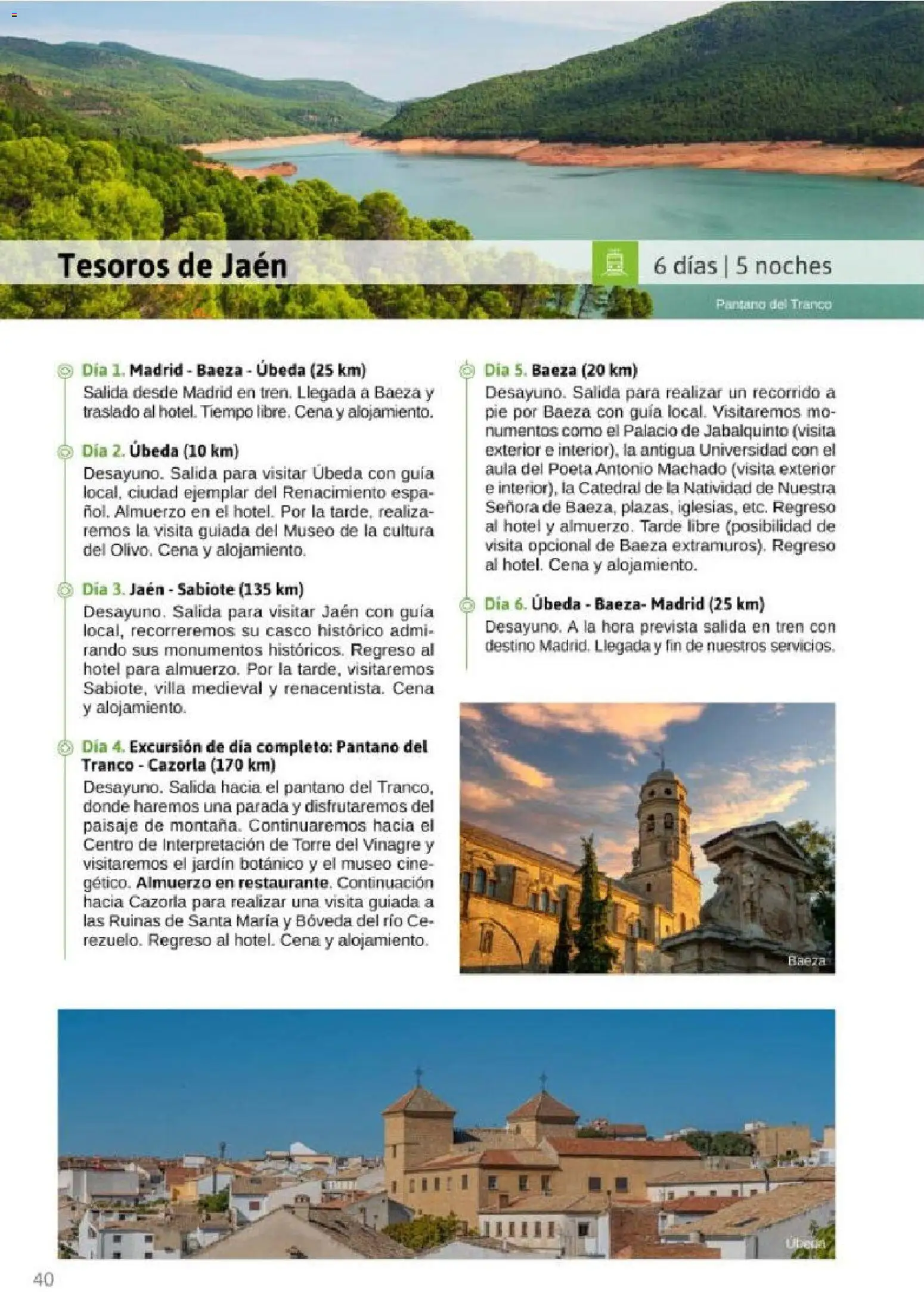 Viajes El Corte Inglés Rutas Culturales de la Comunidad de Madrid │ válido desde el 01.04.2026 | Página: 40 | Productos: Δεξαμενή