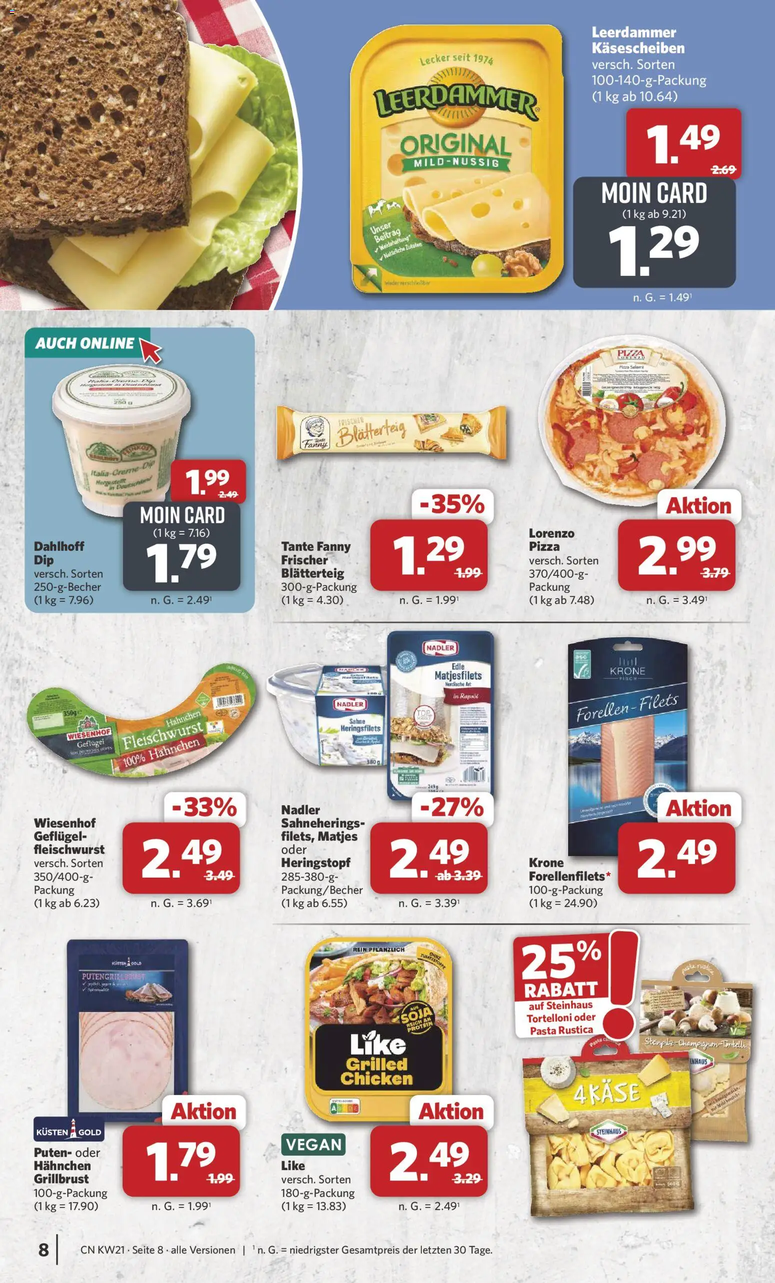 Combi Prospekt 	 – gültig ab 18.05.2026 | Seite: 8 | Produkte: Rapsöl, Fisch, Pasta, Pizza