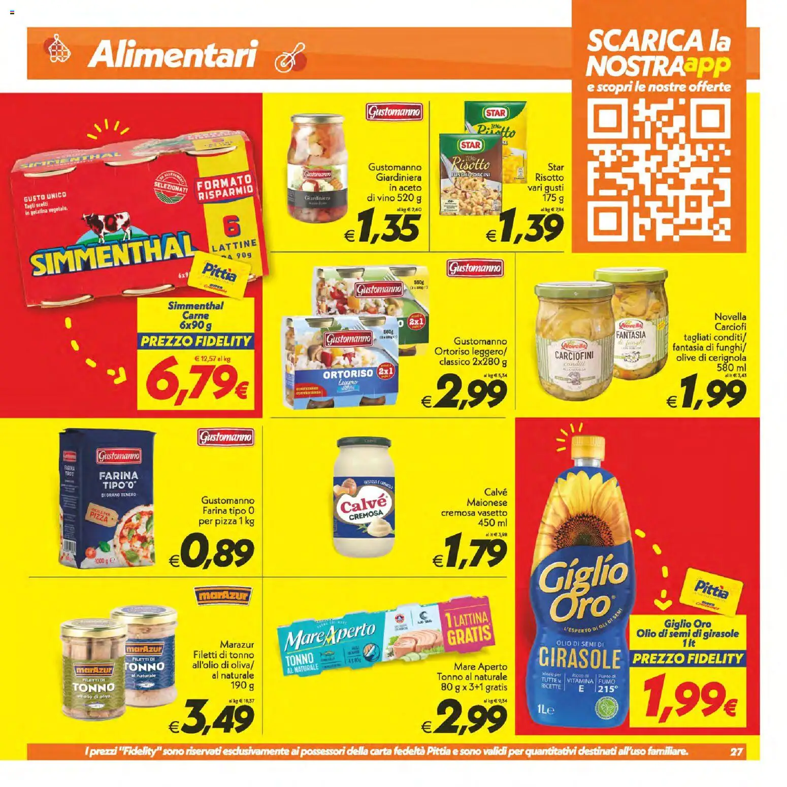 Volantino SuperConveniente del 30/06/2026 | Pagina: 27 | Prodotti: Olio, Carciofi, Tonno al naturale, Olio di semi di girasole