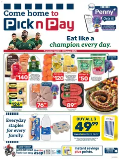 Pick n Pay specials catalogue – valid from 24/08/2026