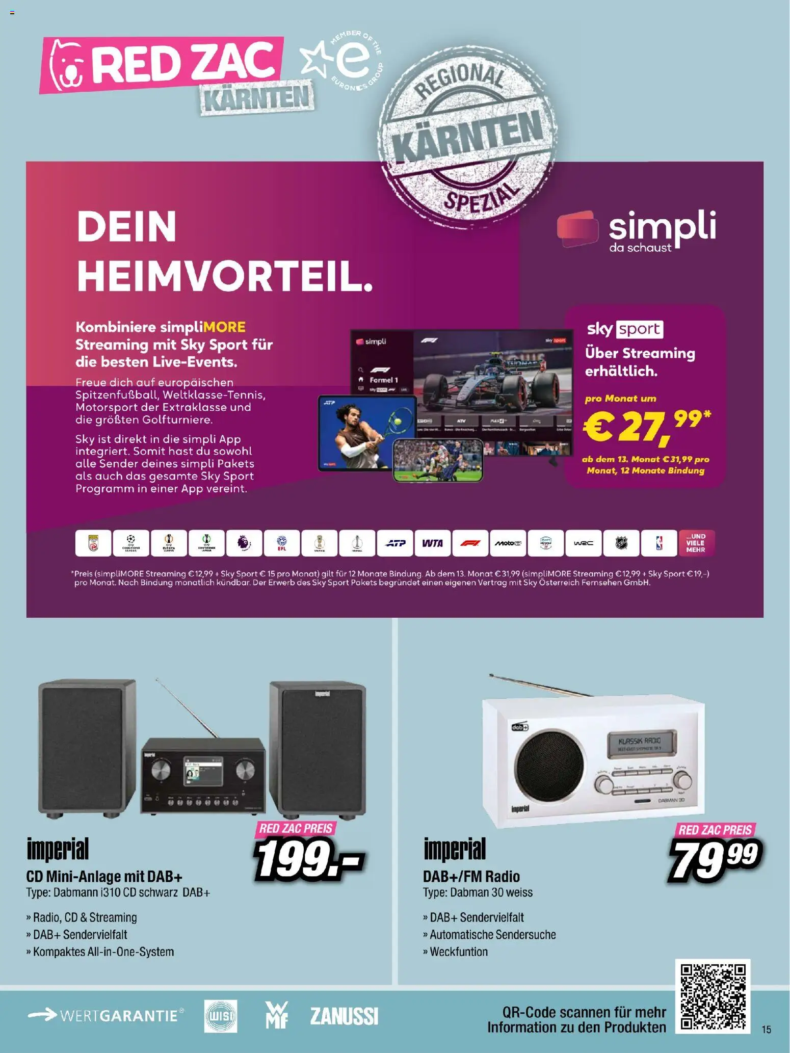 RED ZAC Kärnten gültig ab 25.10.2026 | Seite: 15 | Produkte: Radio