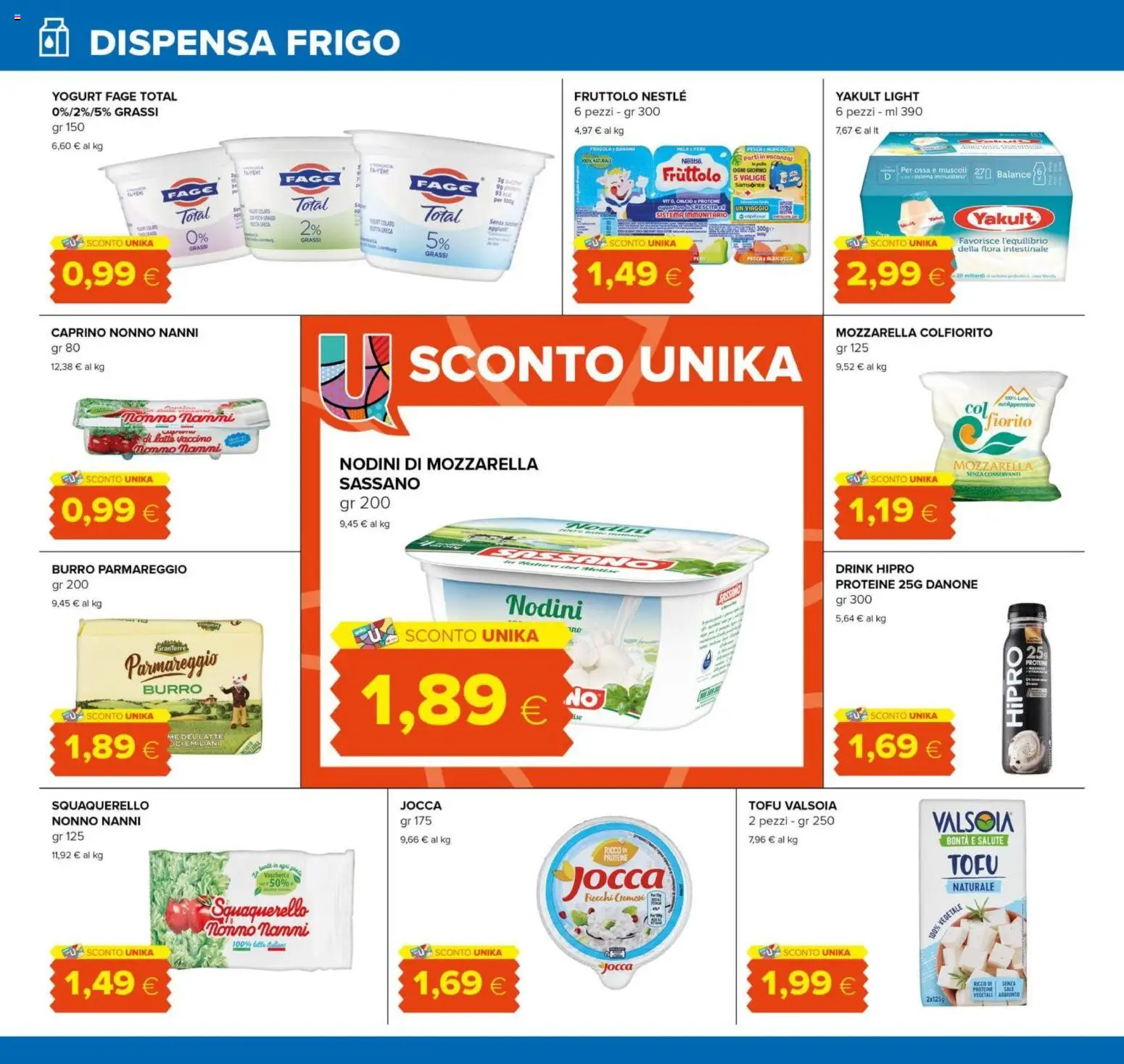 Volantino Oasi del 07.05.2026 | Pagina: 14 | Prodotti: Mozzarella, Latte, Pesca, Tofu