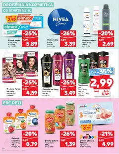 Kaufland leták platný od 07.05.2026 | Strana: 56 | Produkty: Šampón, Zubná pasta, Krém, Plienky