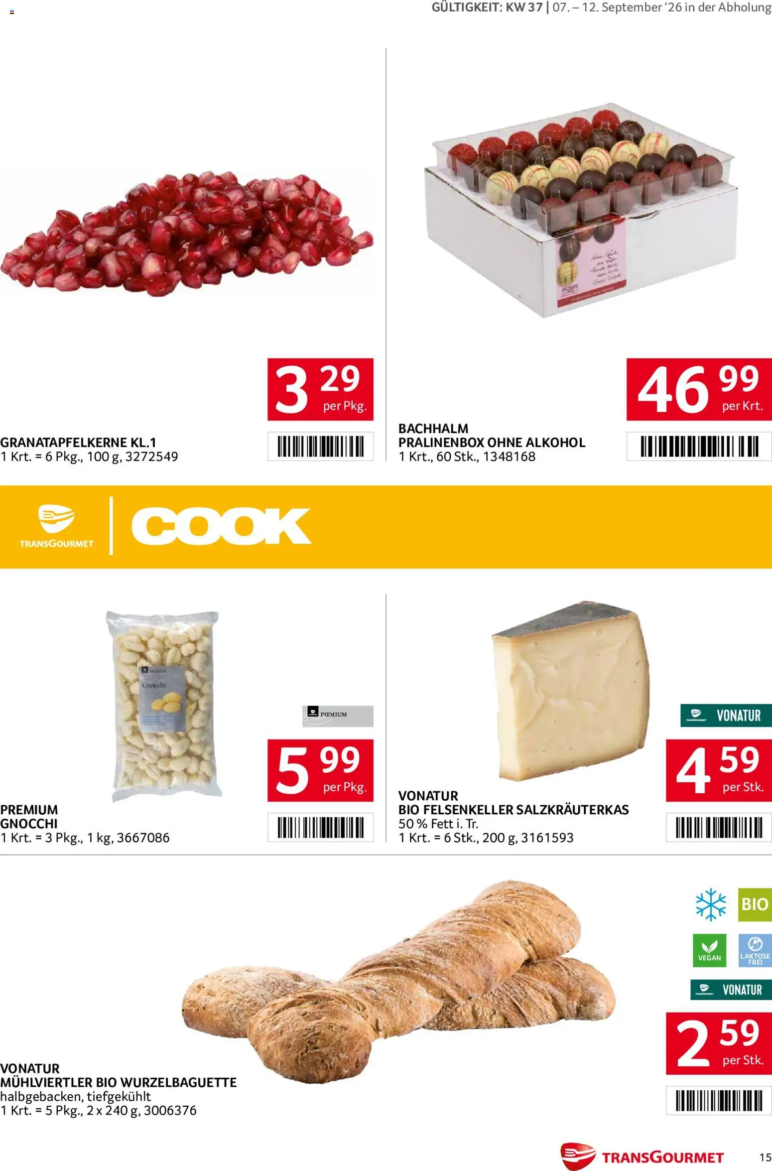 Transgourmet Flugblatt gültig ab 07.09.2026 | Seite: 15