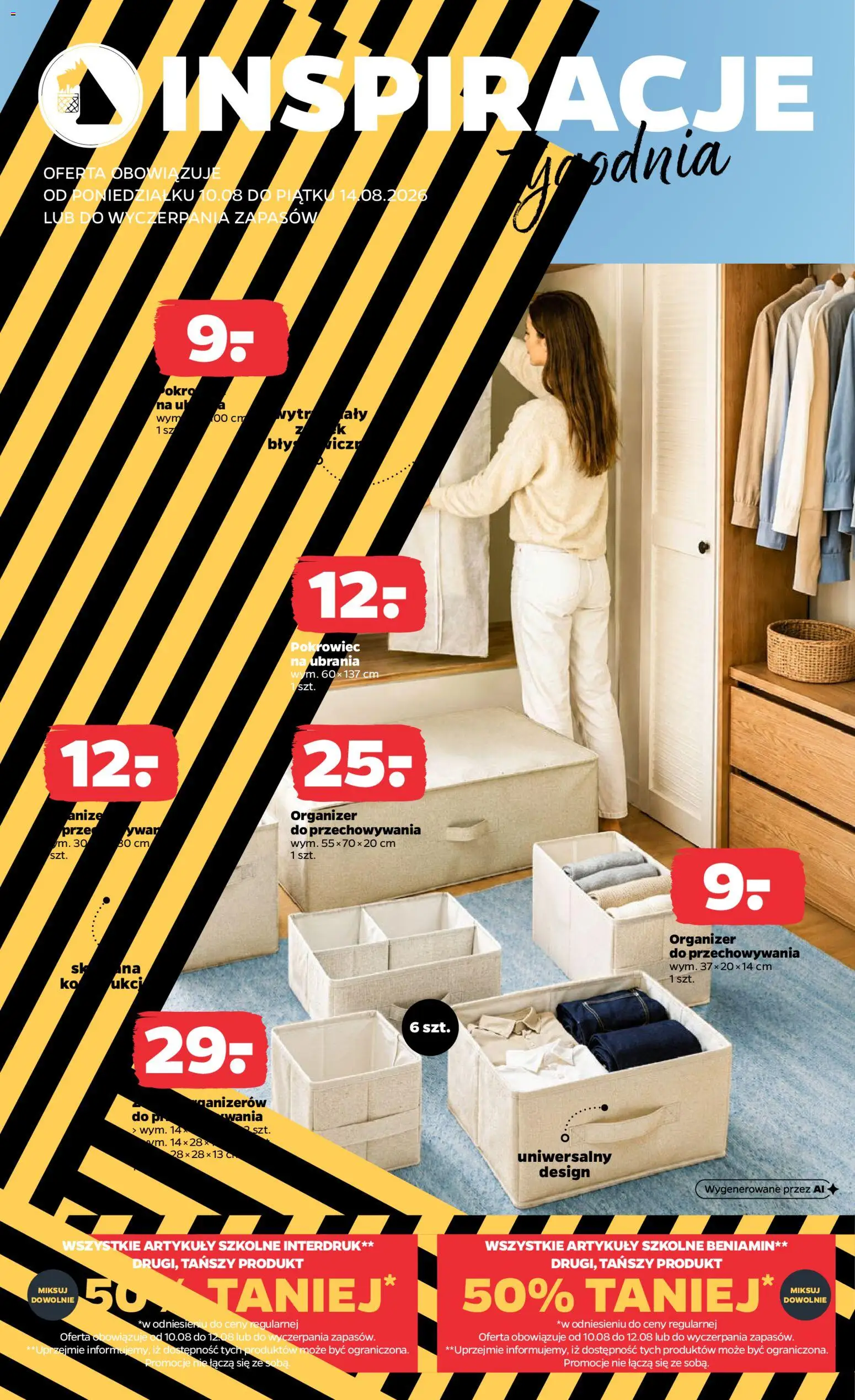 Netto gazetka od poniedziałku NonFood od 10.08.2026 | Strona: 2 | Produkty: Ubrania, Artykuły szkolne