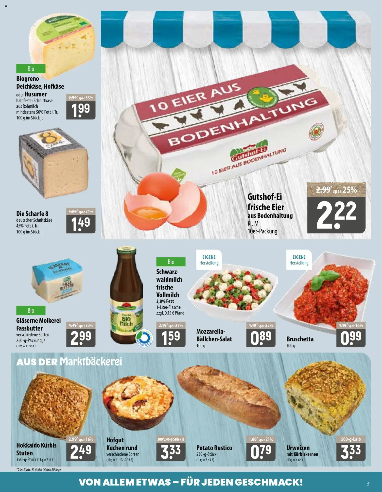 Famila Prospekt – gültig ab 14.09.2026 | Seite: 5 | Produkte: Milch, Eier, Kürbis, Kuchen
