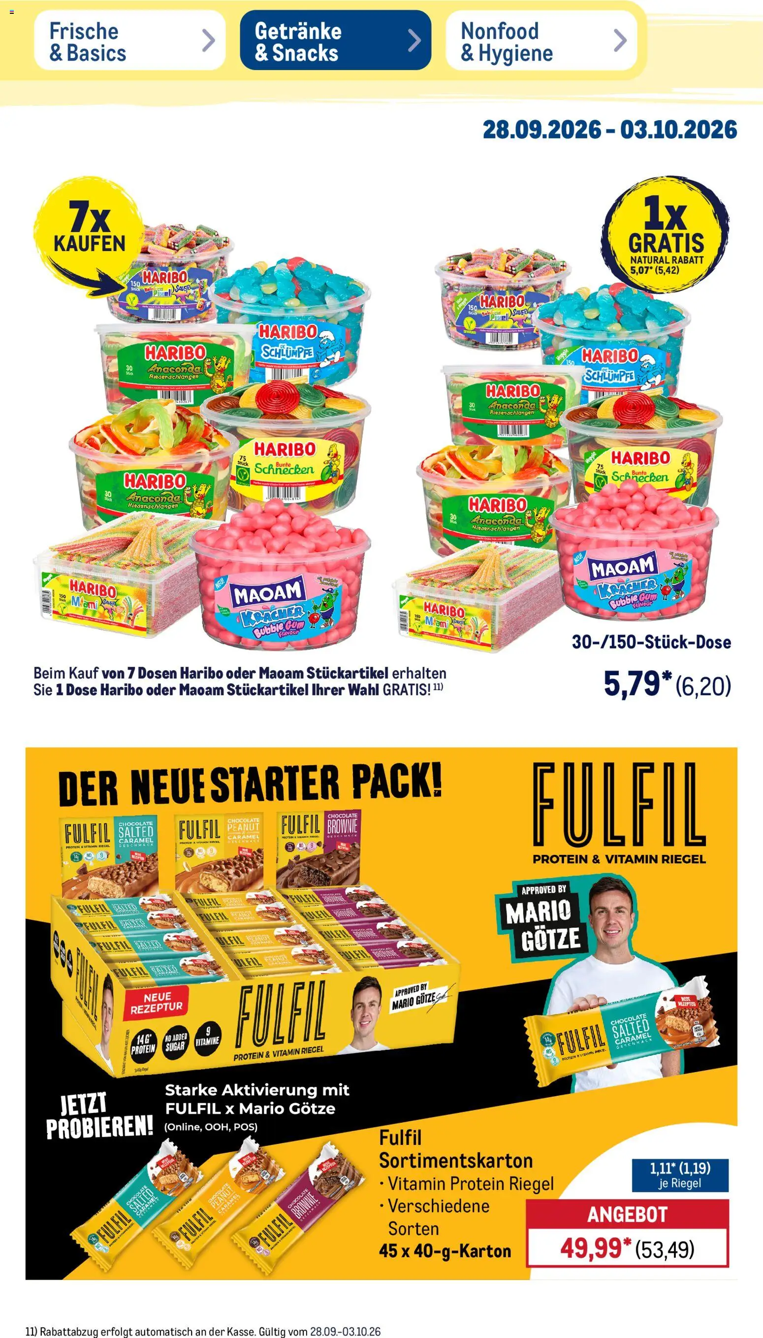 Metro NonFood-Angebote – gültig ab 28.09.2026 | Seite: 17 | Produkte: Haribo