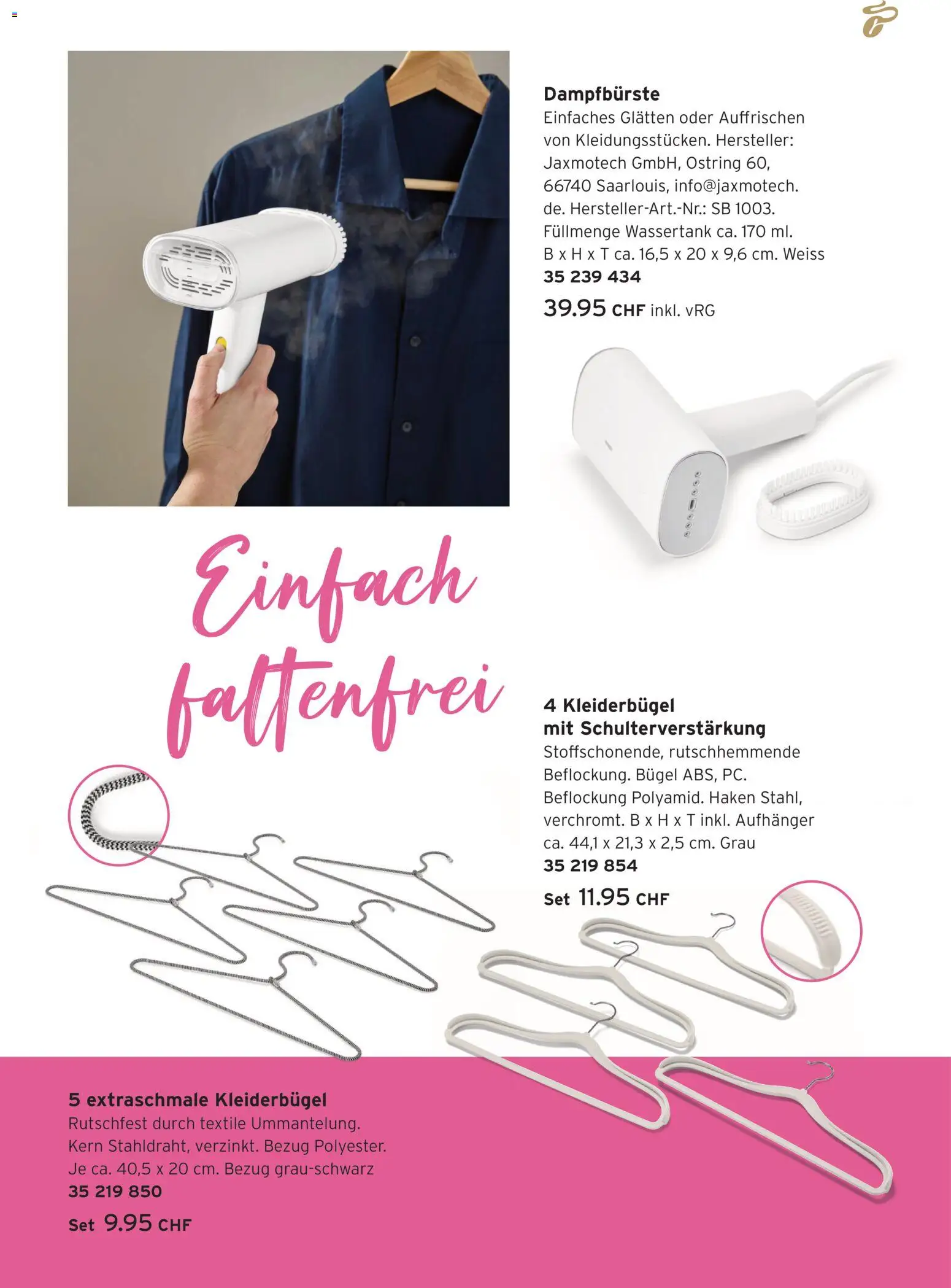 Tchibo aktionen Alpaka cleaning collection – gültig ab 04.08.2026 | Seite: 25 | Produkte: Kleiderbügel