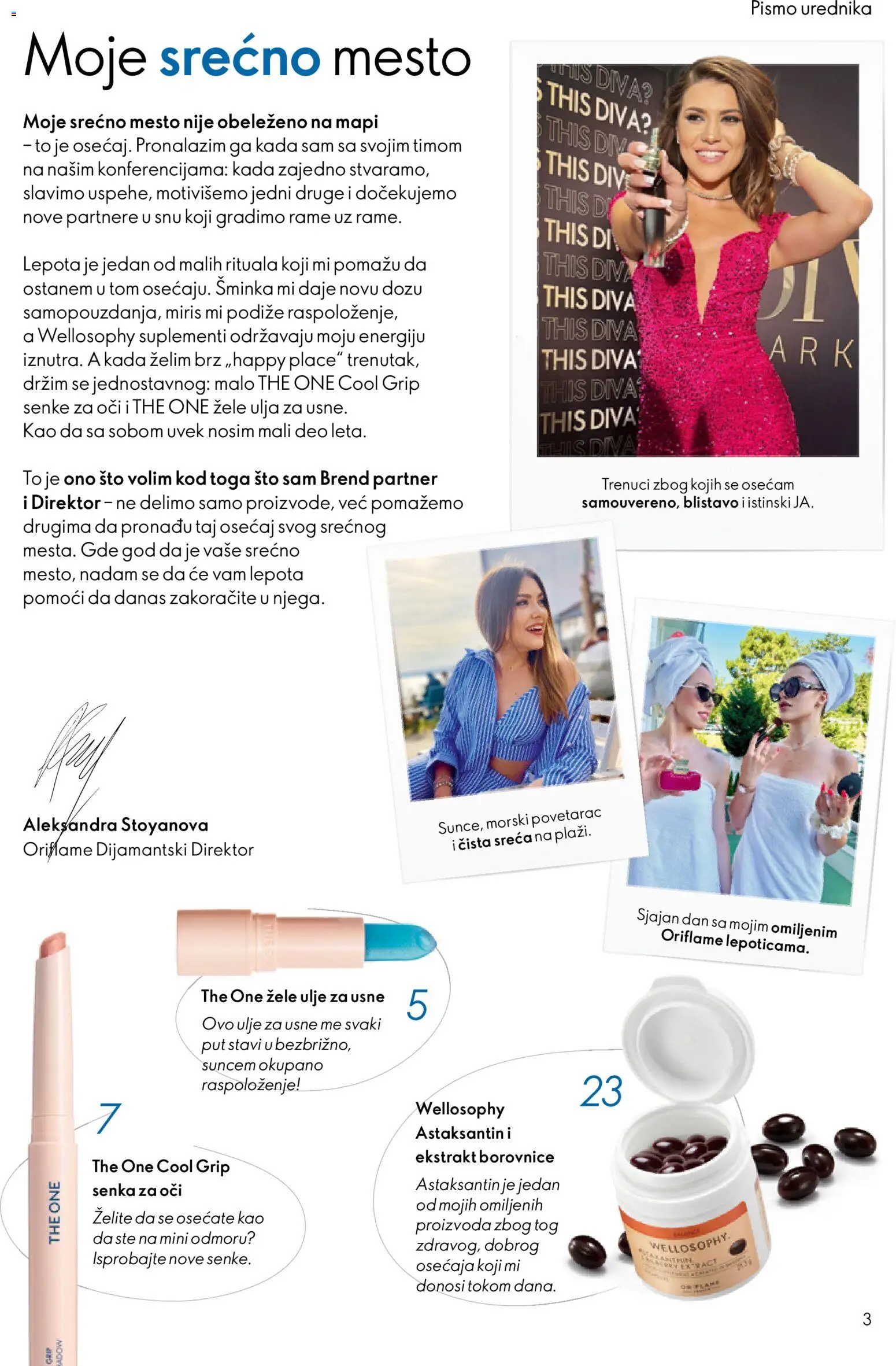 Oriflame katalog - važi od 03.06.2026 | Strana: 3 | Proizvode: Šminka, Miris, Senke za oči, Ulje