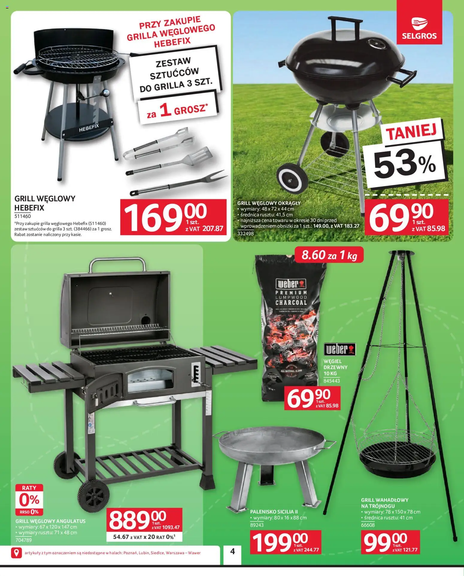 Selgros cash&carry gazetka - Oferta przemysłowa od 18.06.2026 | Strona: 6 | Produkty: Grill