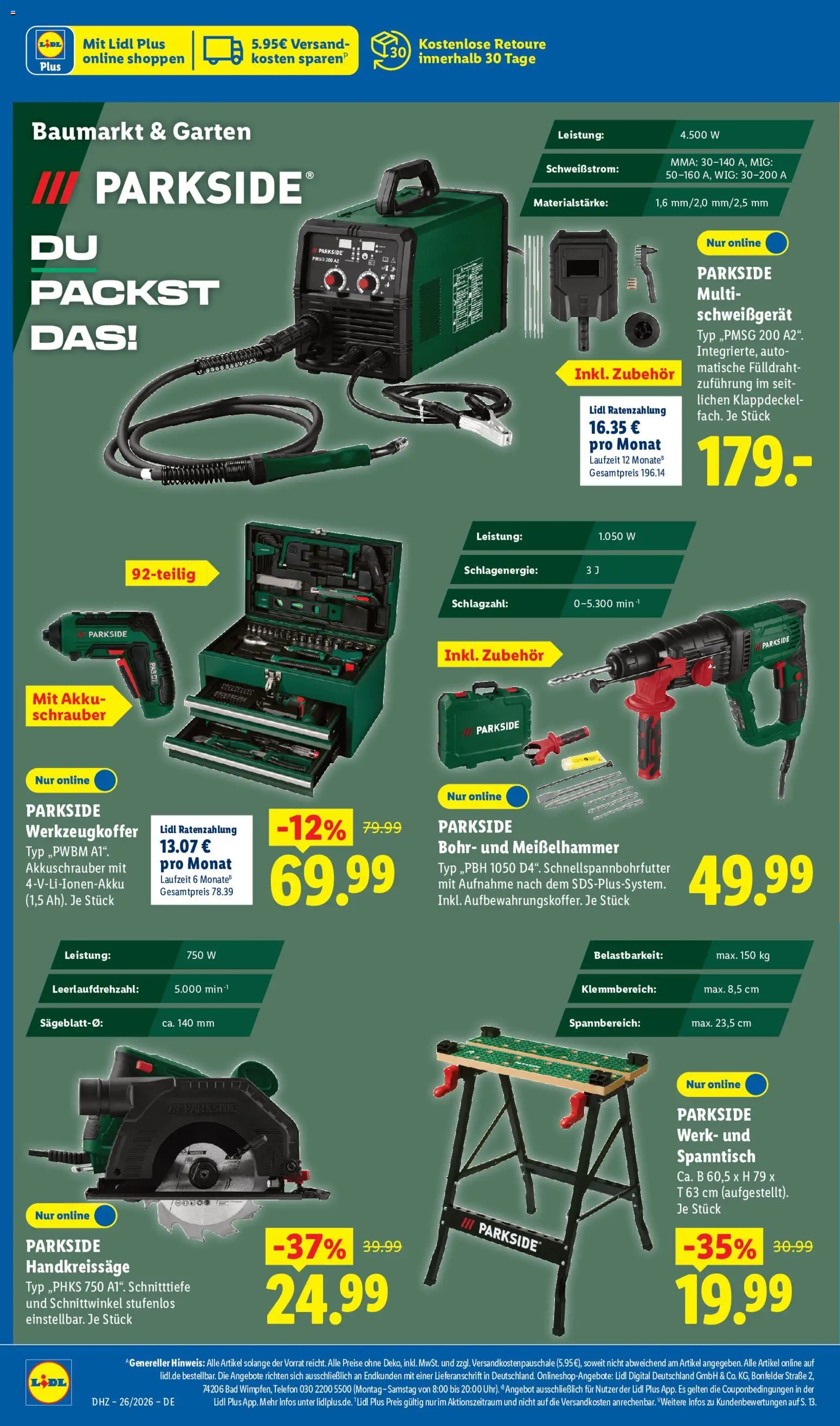 Lidl Prospekt – gültig ab 22.06.2026 | Seite: 22 | Produkte: Bad, Akkuschrauber, Telefon
