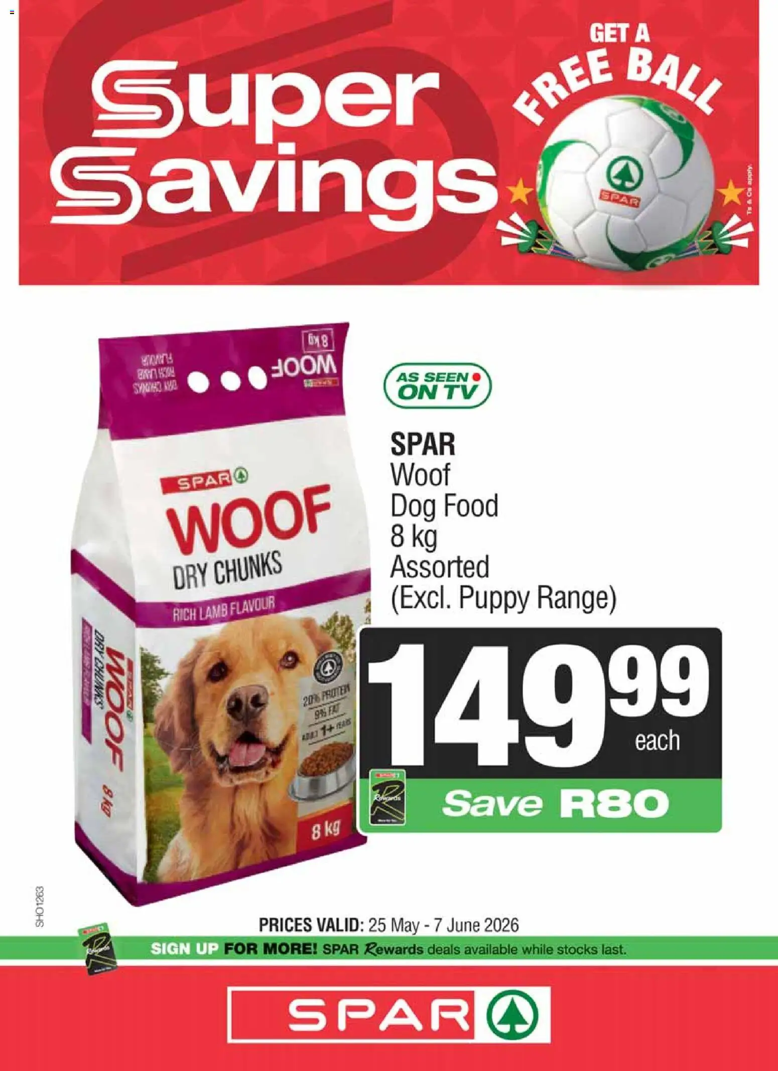 New KWIKSPAR catalogue – valid from 25.05.2026 | Page: 1 | Products: TV, Dog food