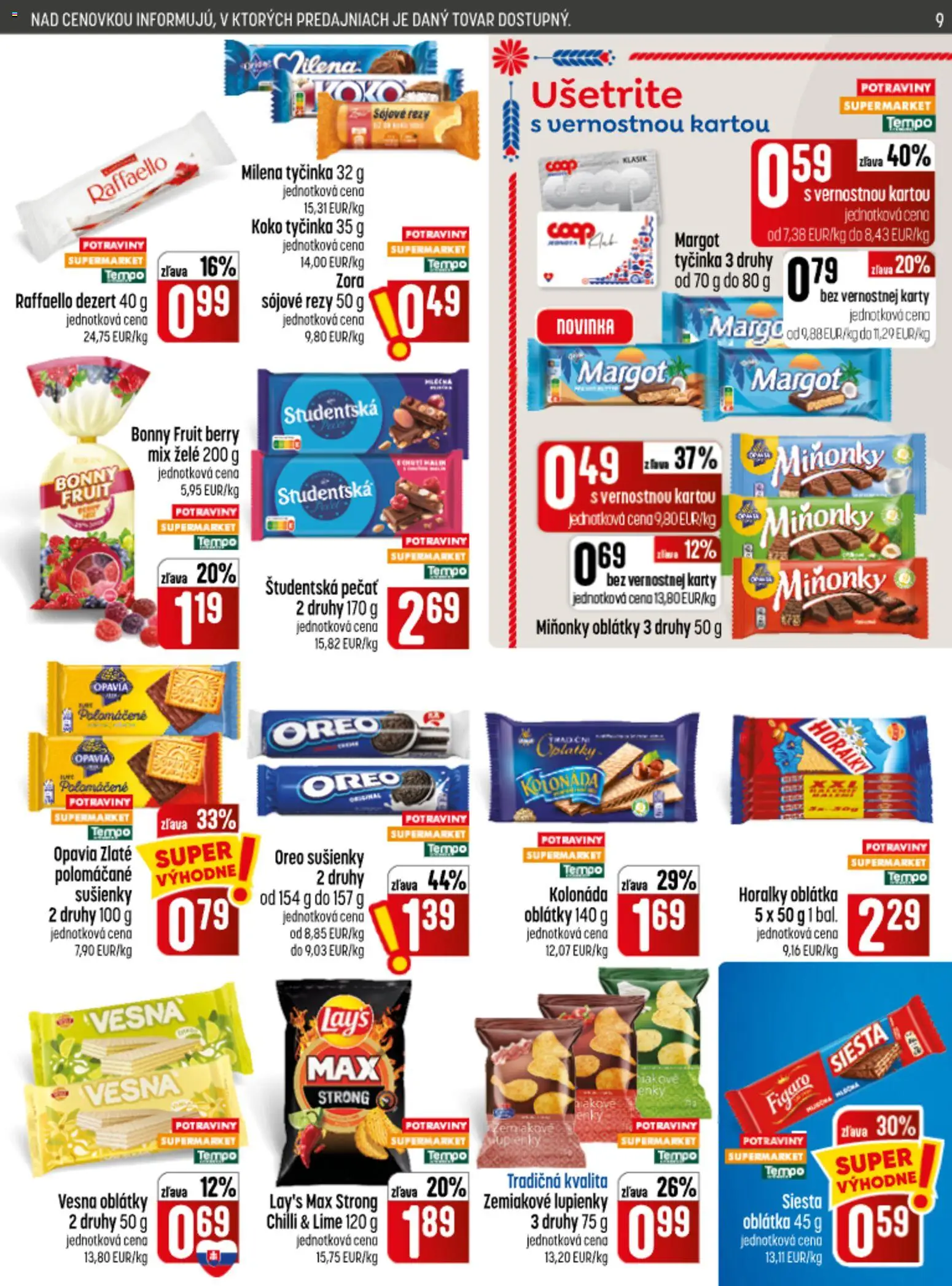 Nové COOP Jednota akcie – leták je platný od 24.09.2026 | Strana: 9
