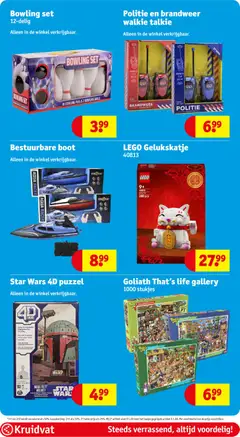 Star Wars 4D puzzel, Alleen in de winkel verkrijgbaar. Boba Fett Helmet. - Voorbeeld van een folder van Kruidvat, geldig van 05.05.2026 | Pagina: 54 | Producten: Puzzel, Kan, Boot