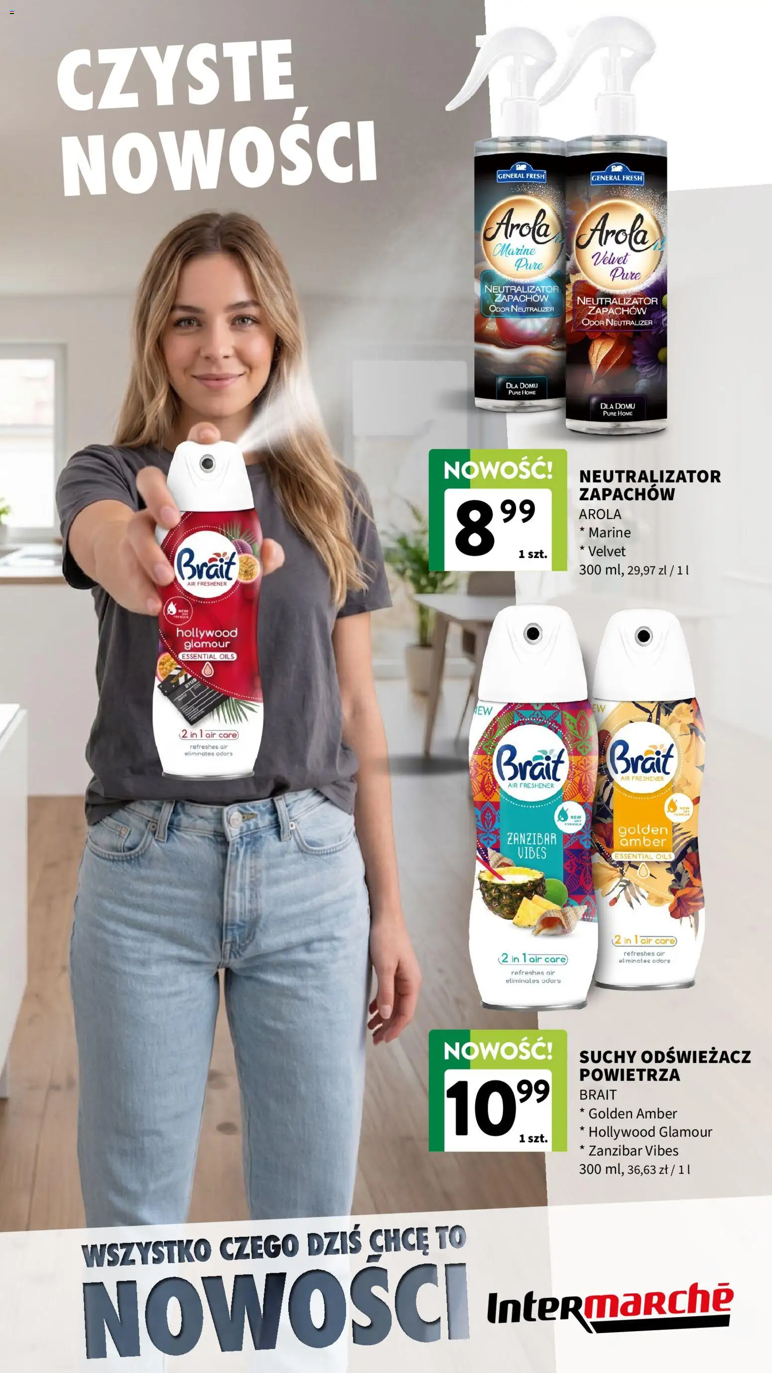 Intermarche gazetka - Nowości od 16.07.2026 | Strona: 10 | Produkty: Odświeżacz, Odświeżacz powietrza