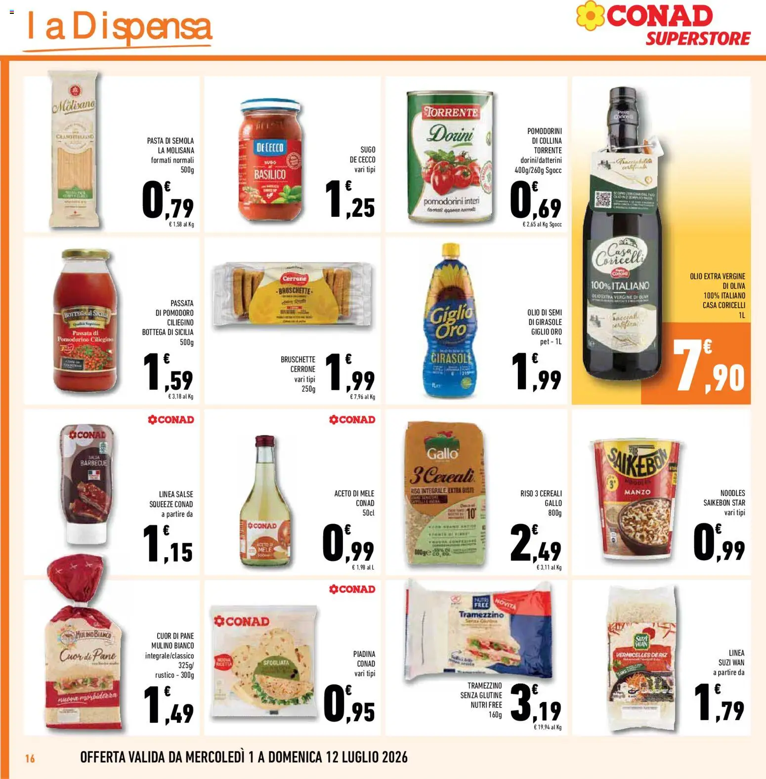 Volantino Conad del 01/07/2026 | Pagina: 16