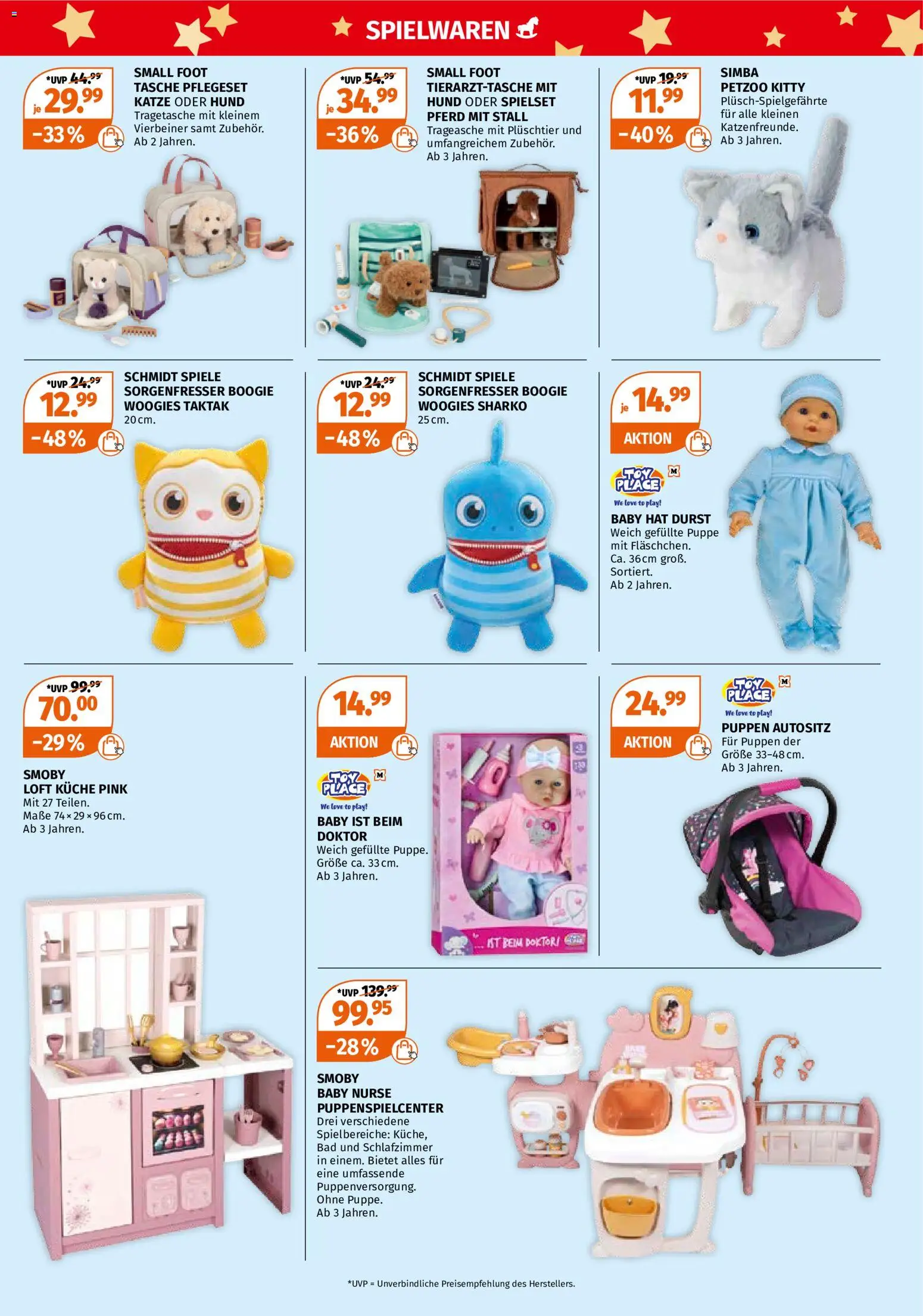 Müller Spielwaren-Highlights – gültig ab 01.11.2026 | Seite: 5 | Produkte: Tasche, Puppe, Bad, Küche